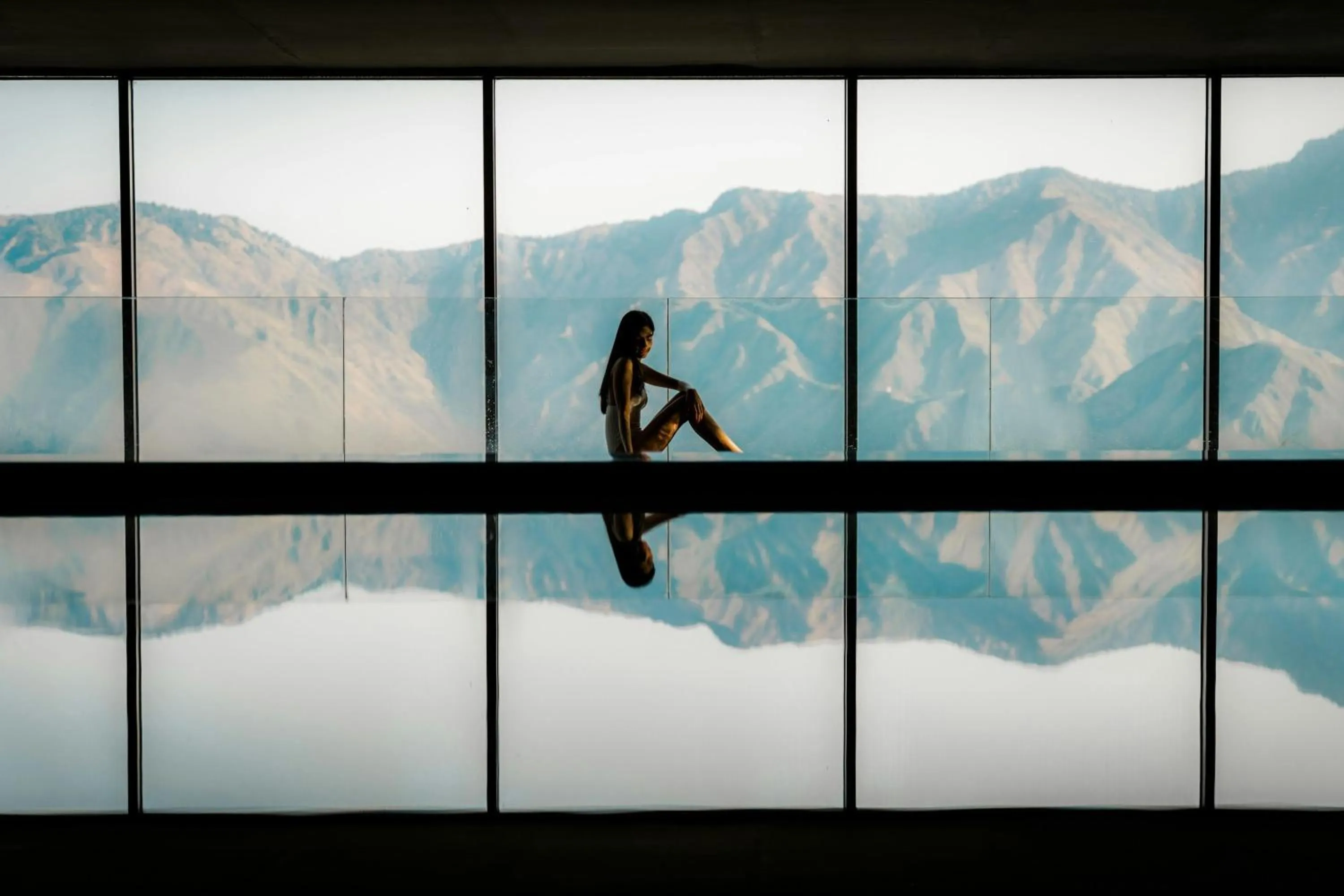 Swimming pool in JW Marriott Mussoorie Walnut Grove Resort & Spa