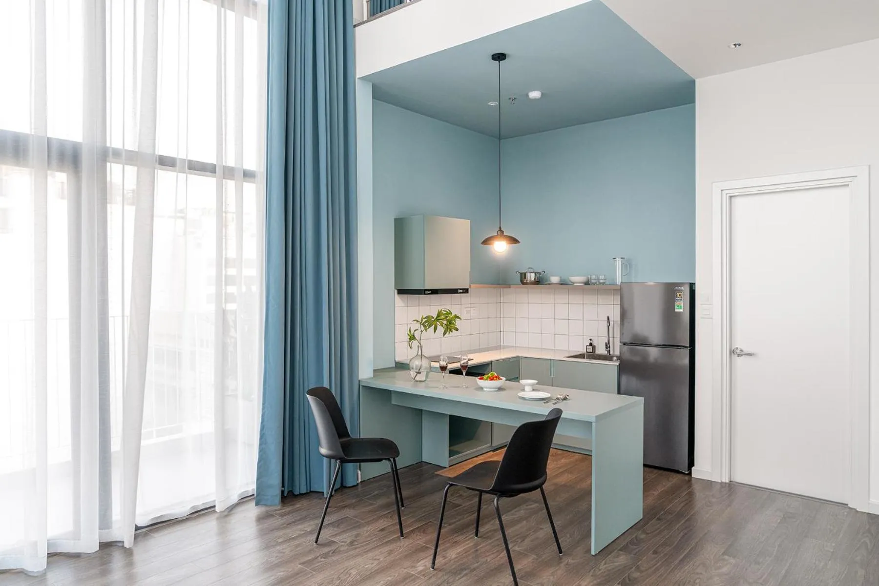 Kitchen or kitchenette in M Village Living Kỳ Đồng