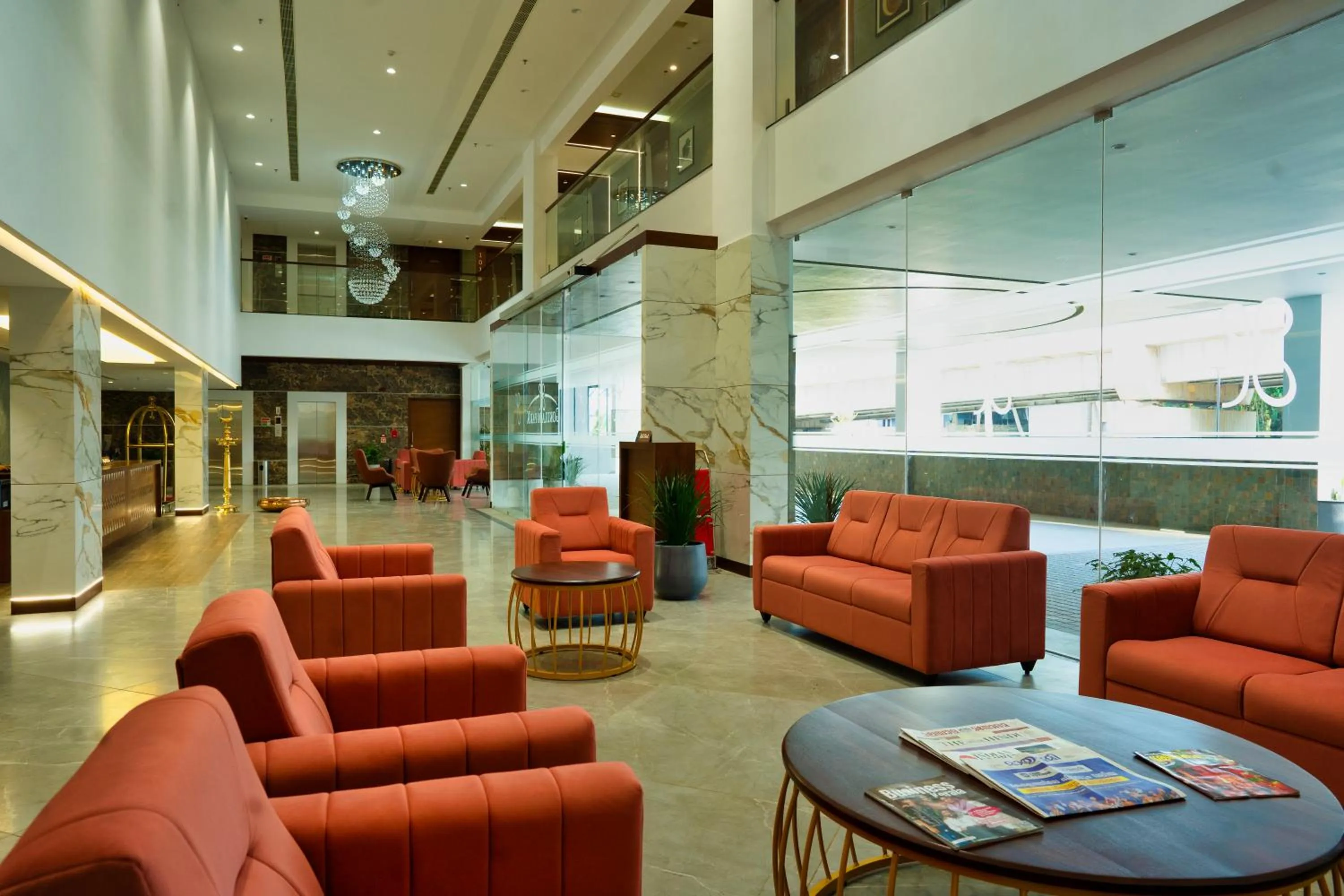 Lobby or reception in Gokulam Park Guruvayur