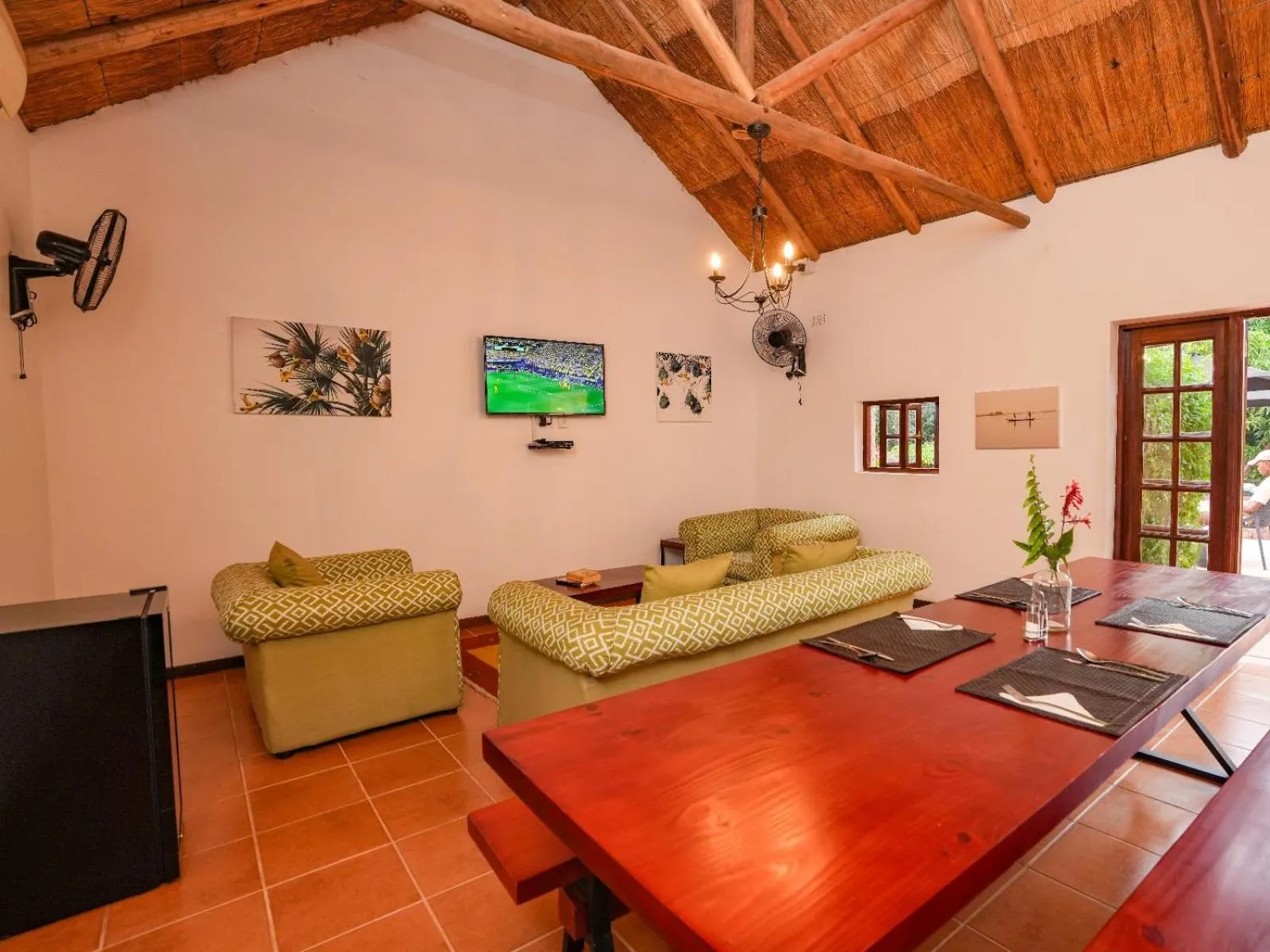 Communal lounge/ TV room in The Little Outlook