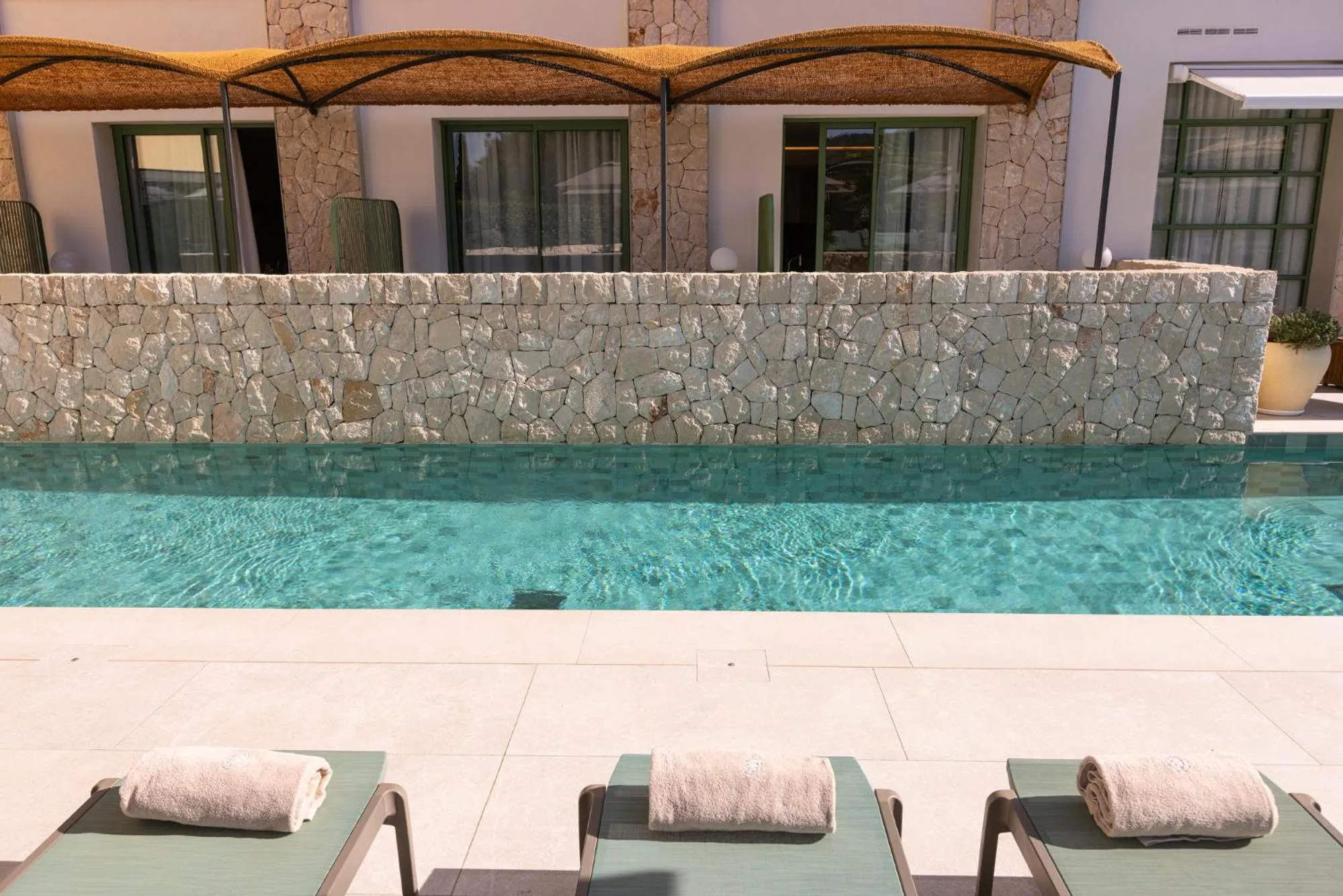 Swimming pool in Alcázar Hotel Sóller