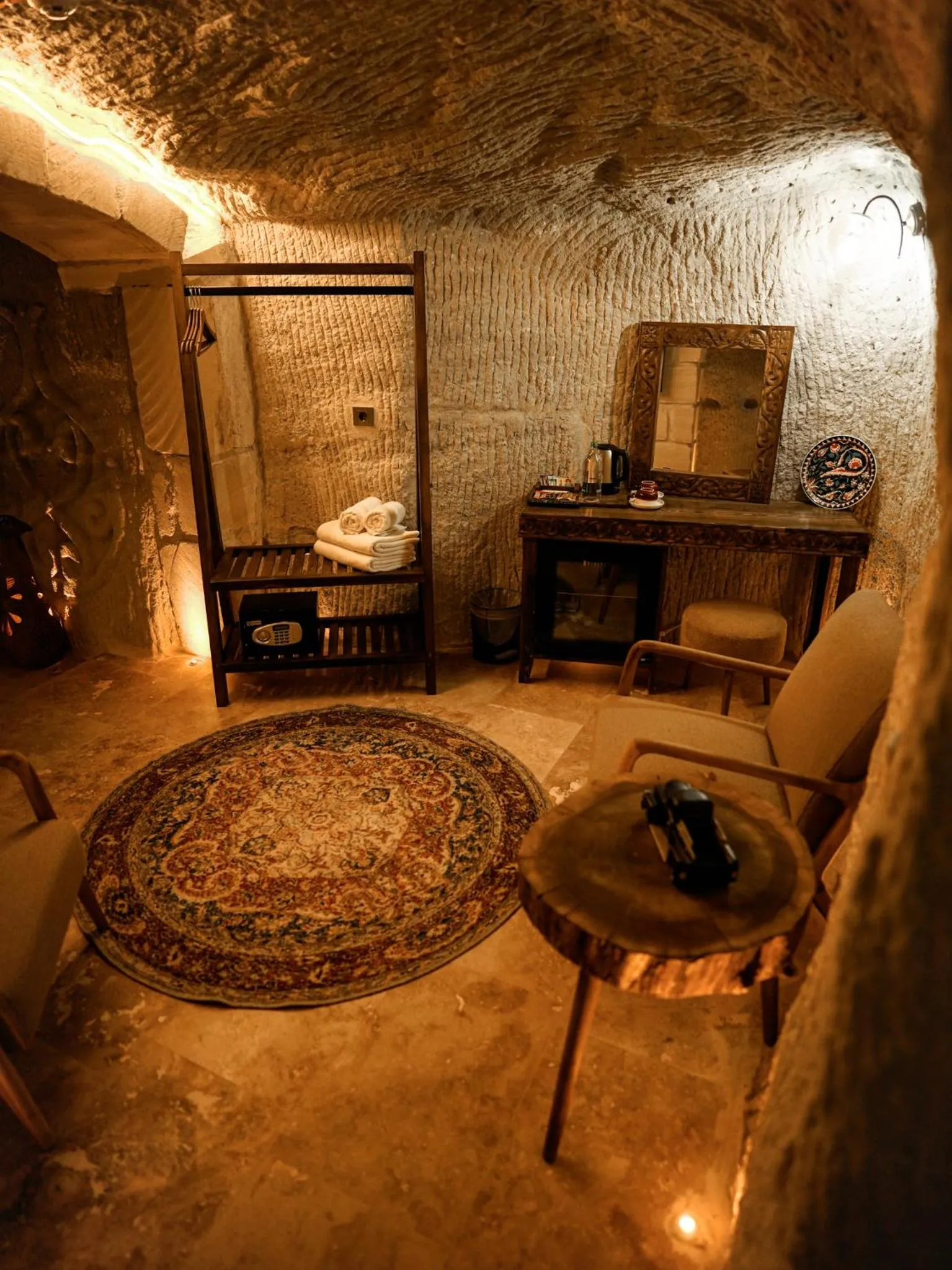 Seating area in Lost City Cappadocia