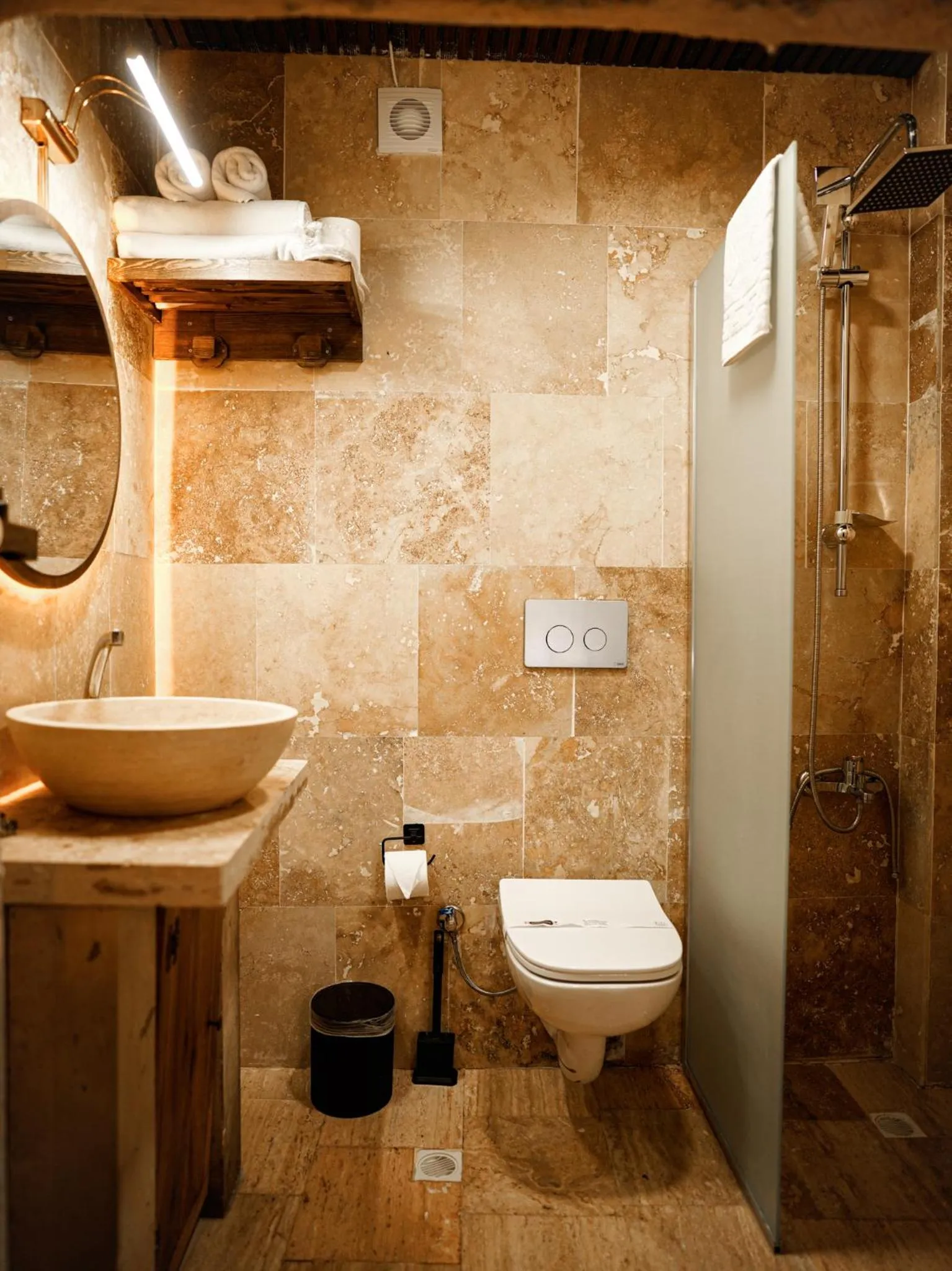 Shower in Lost City Cappadocia