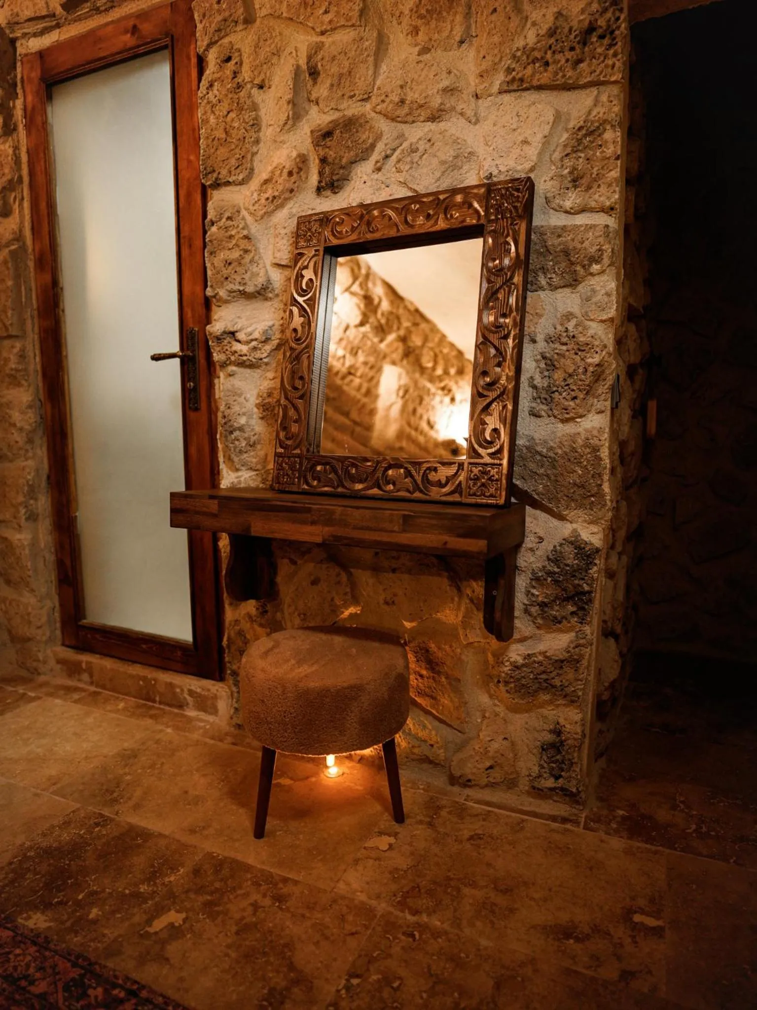 Seating area in Lost City Cappadocia