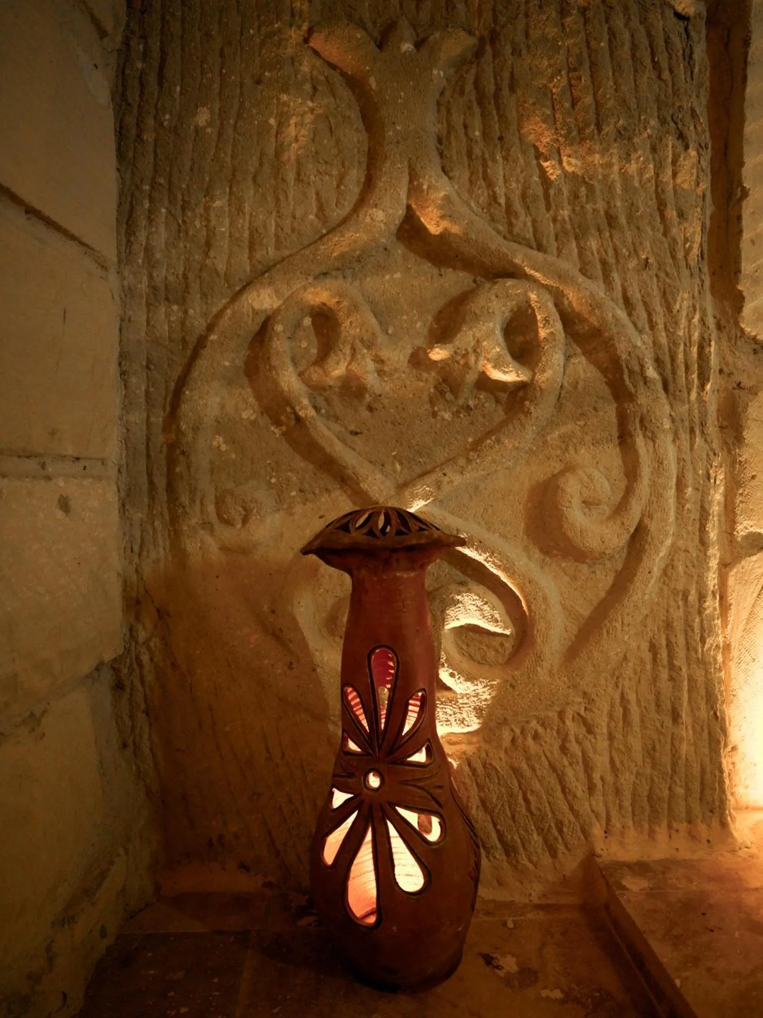 Decorative detail in Lost City Cappadocia
