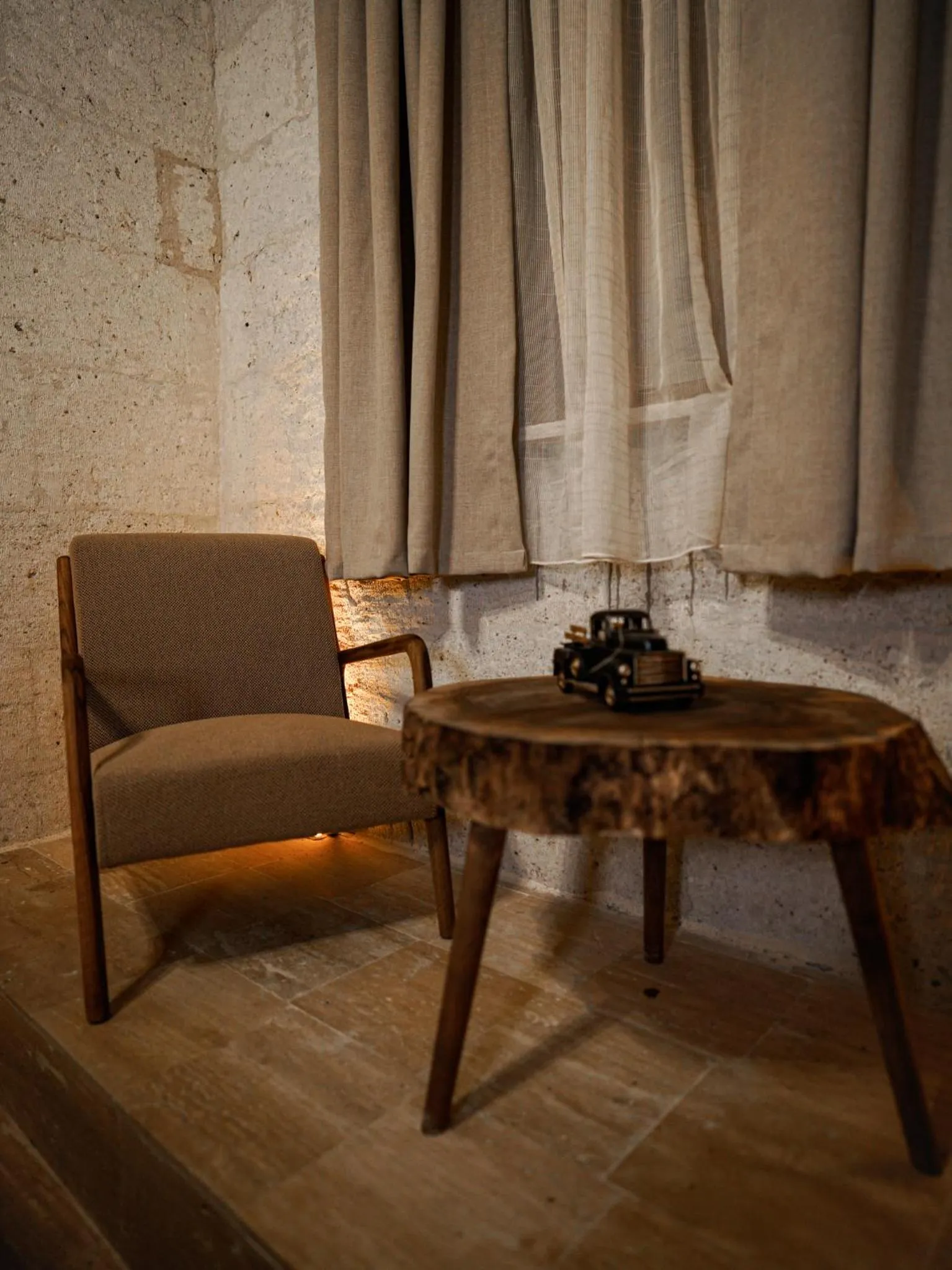 Seating area in Lost City Cappadocia