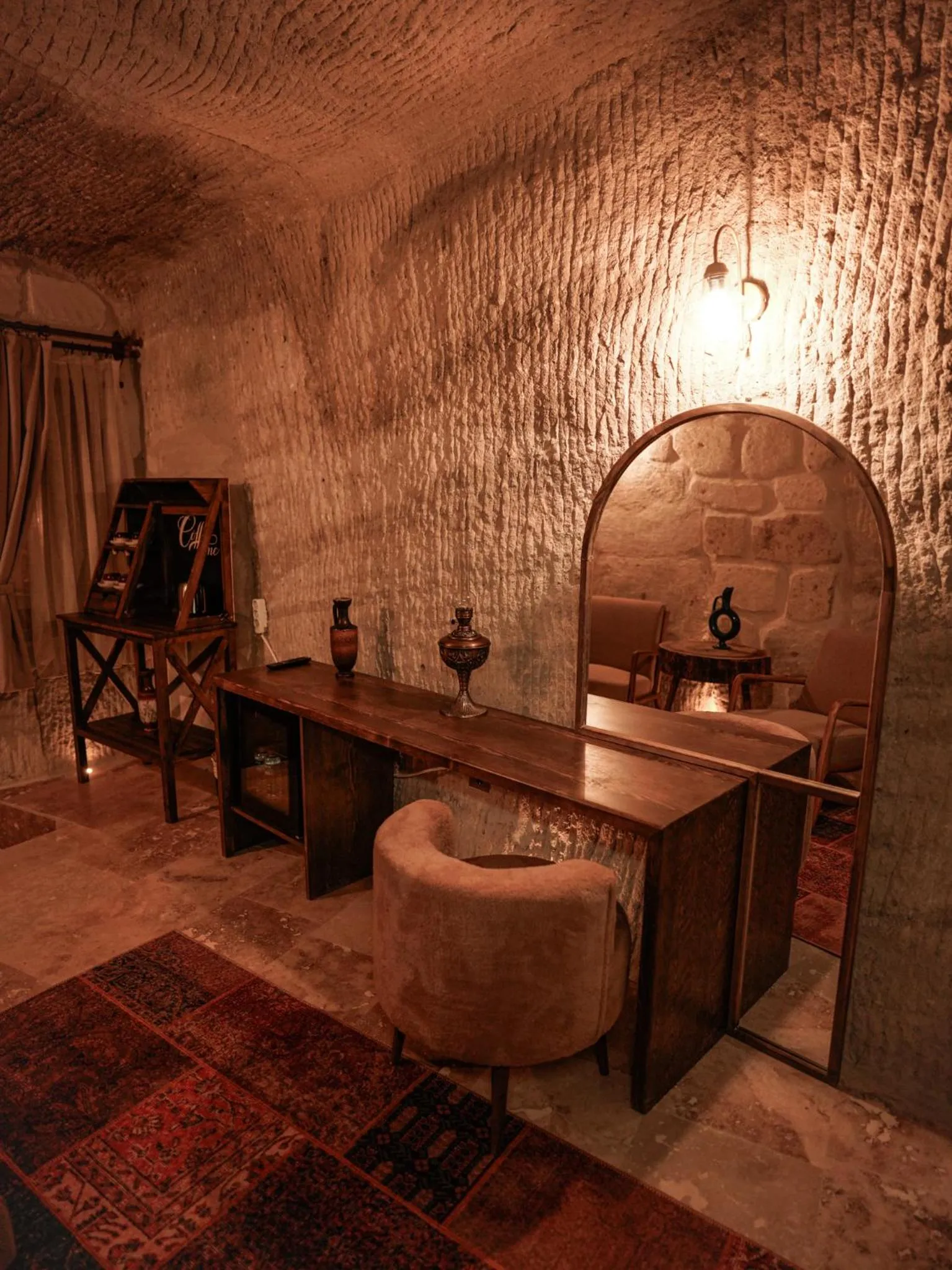Seating area in Lost City Cappadocia