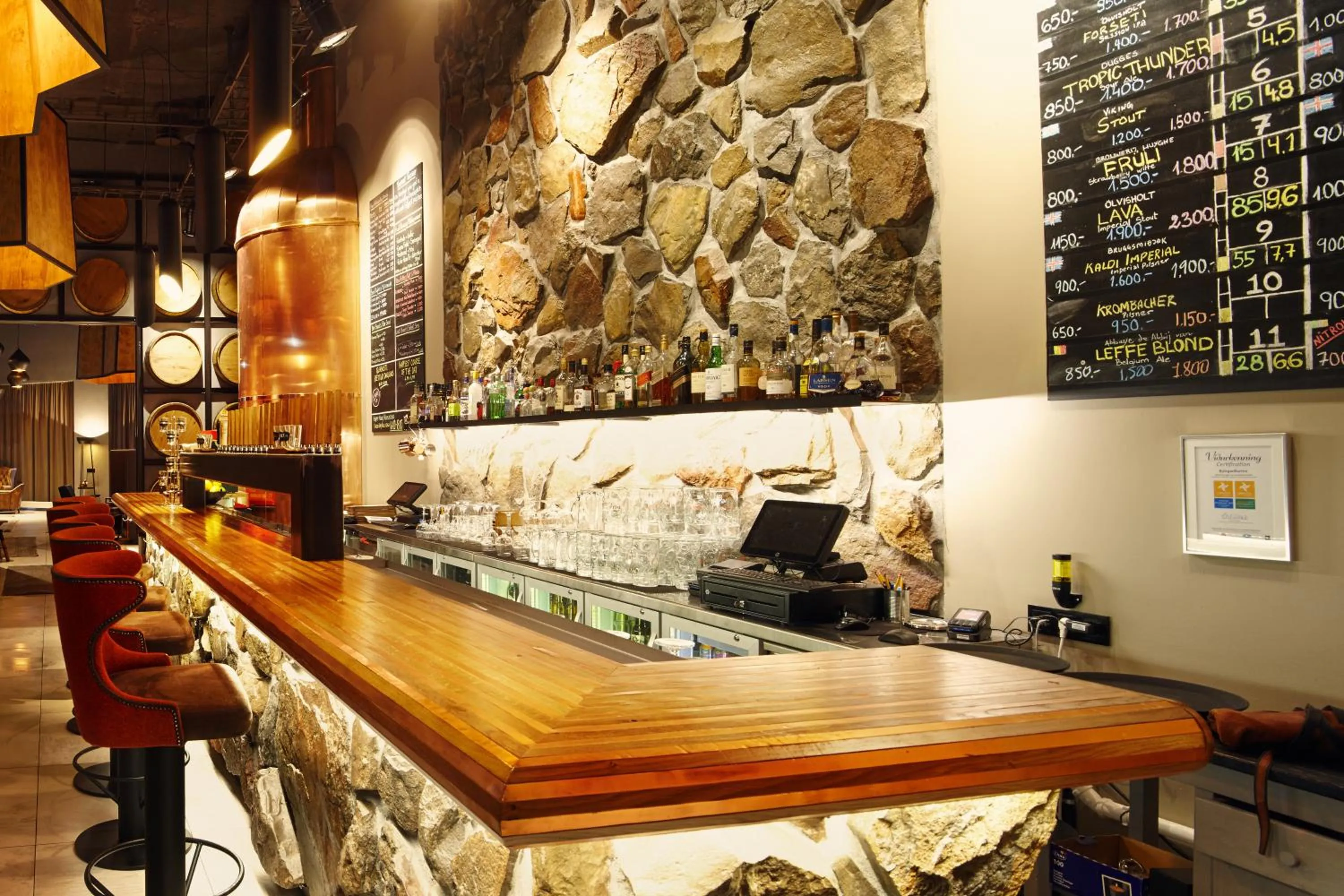 Restaurant/places to eat in Fosshotel Reykjavík