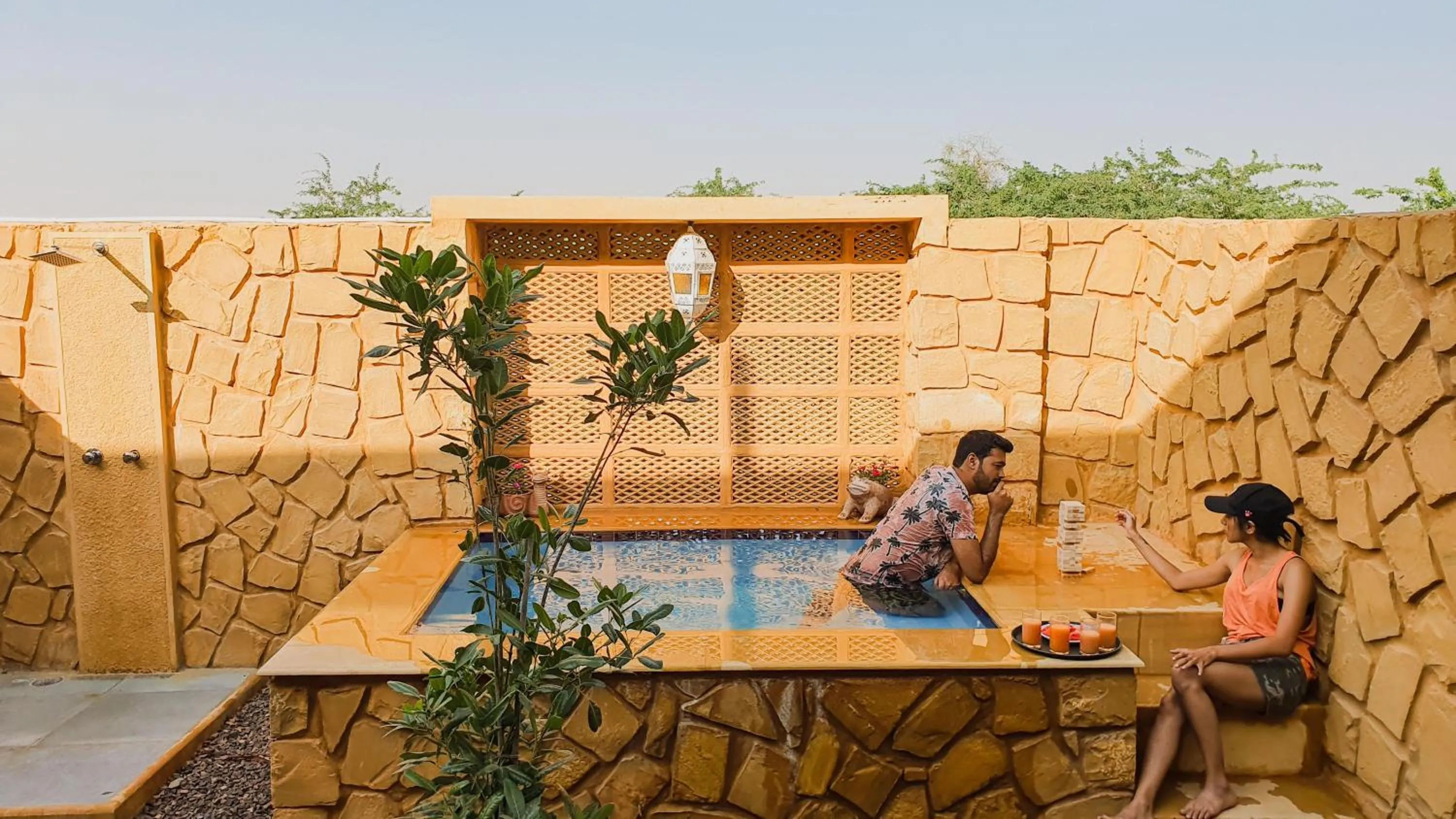 Swimming pool in The Mama's Resort & Camp