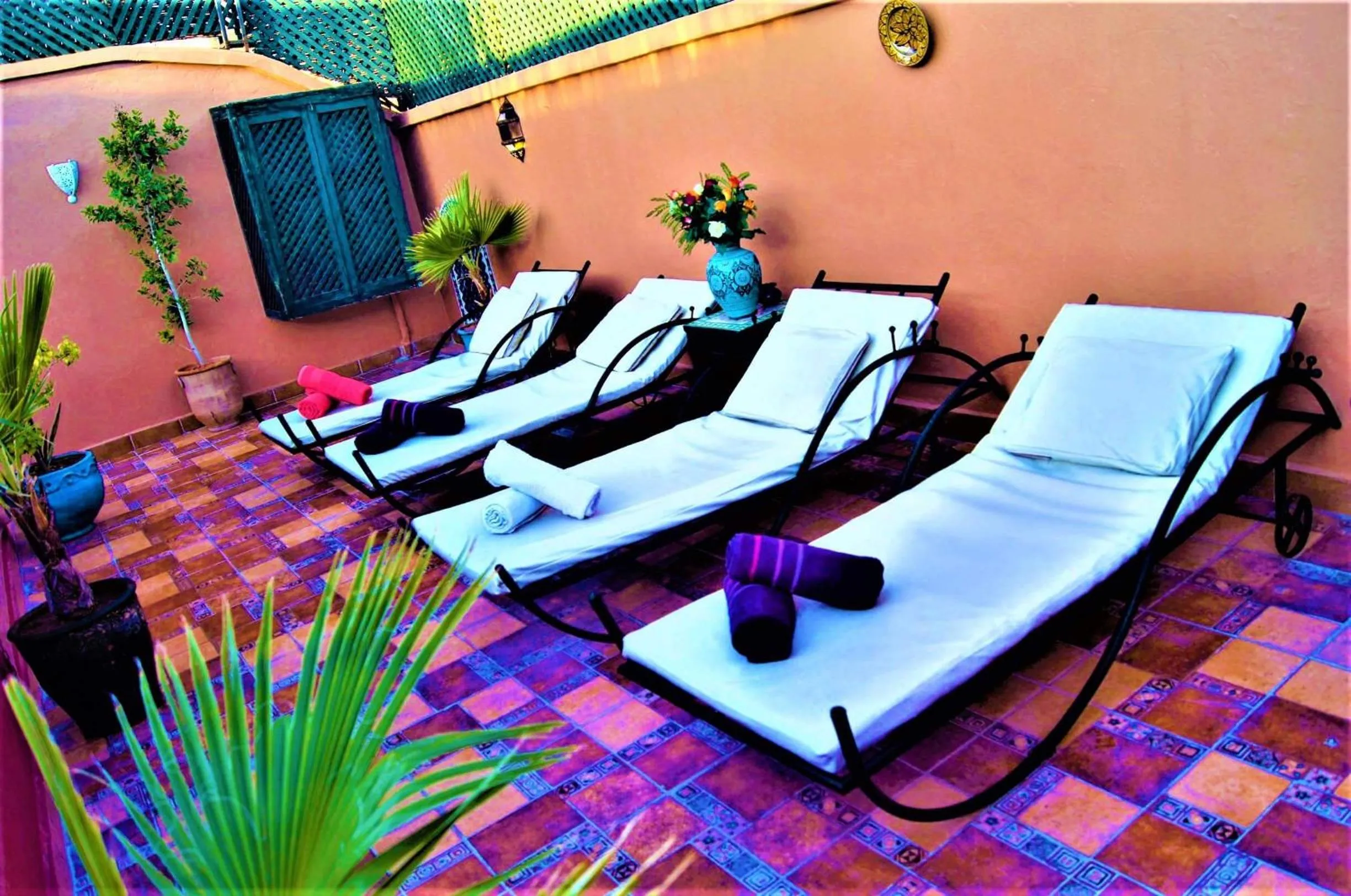 Solarium in Riad Errabii & Spa