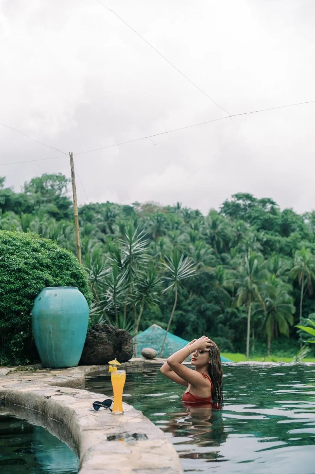 Pool view in Samkara Restaurant and Garden Resort