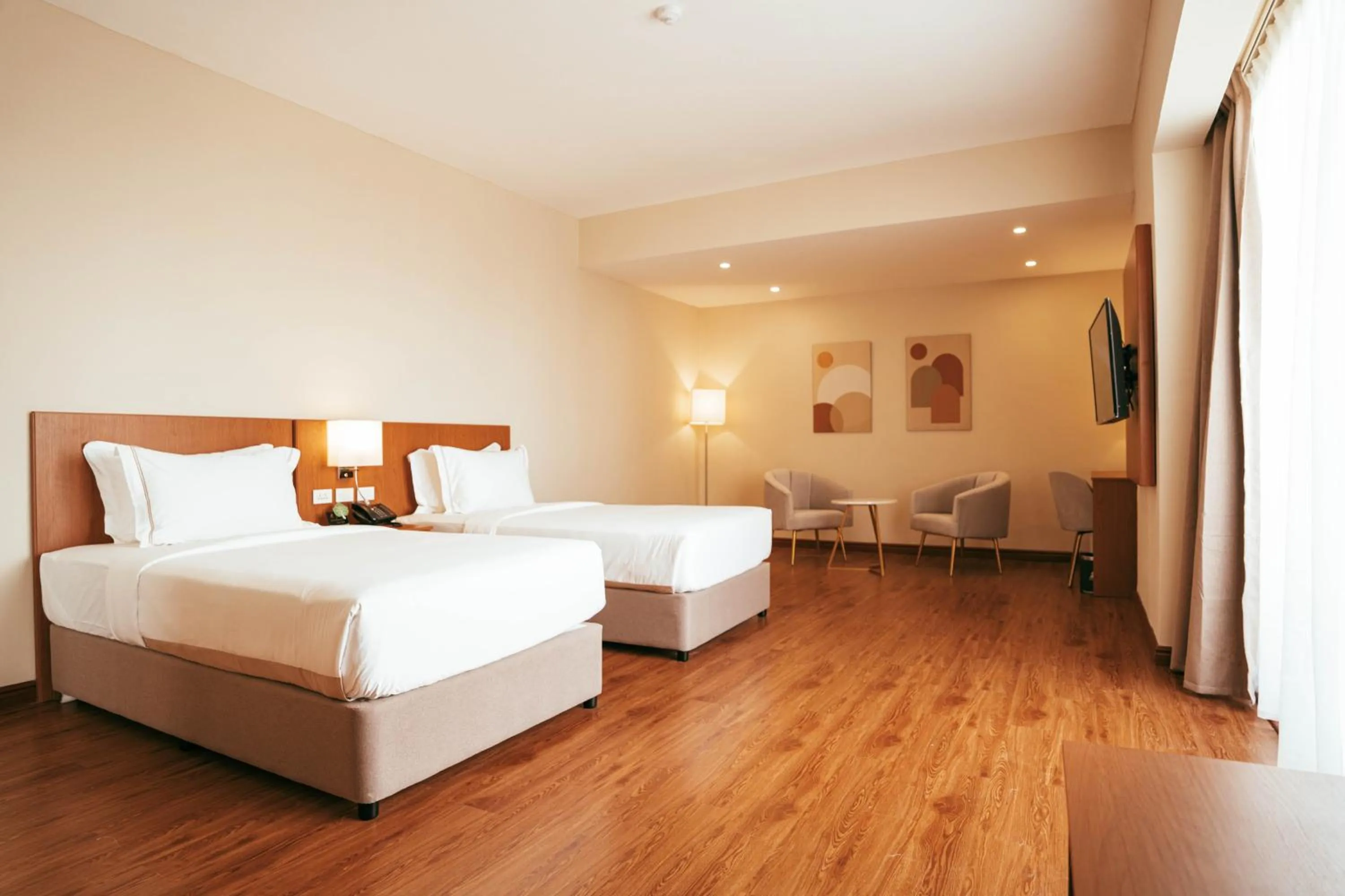 Bed in AYA Addis Hotel