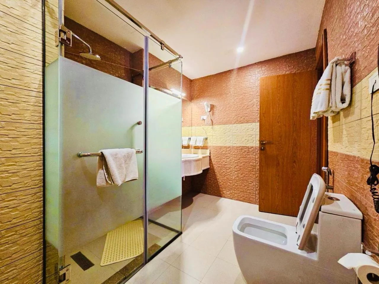 Bathroom in AYA Addis Hotel