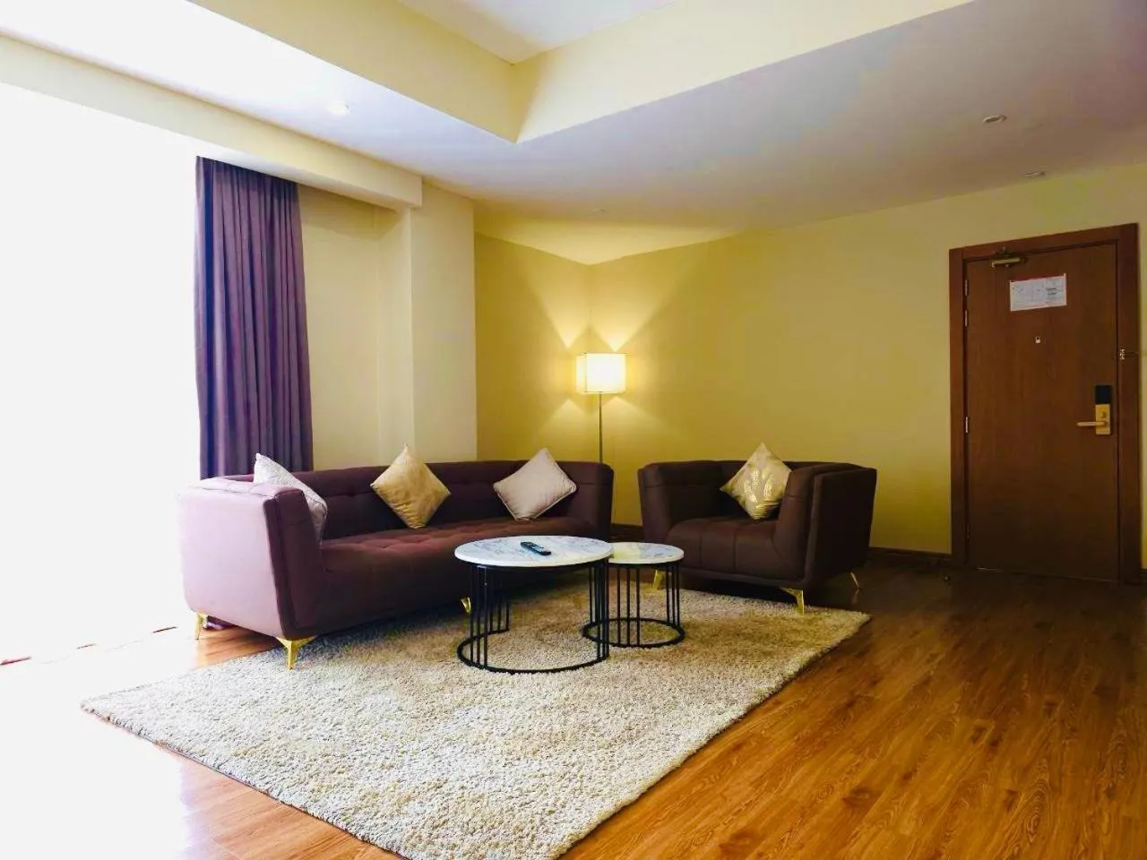 Living room in AYA Addis Hotel