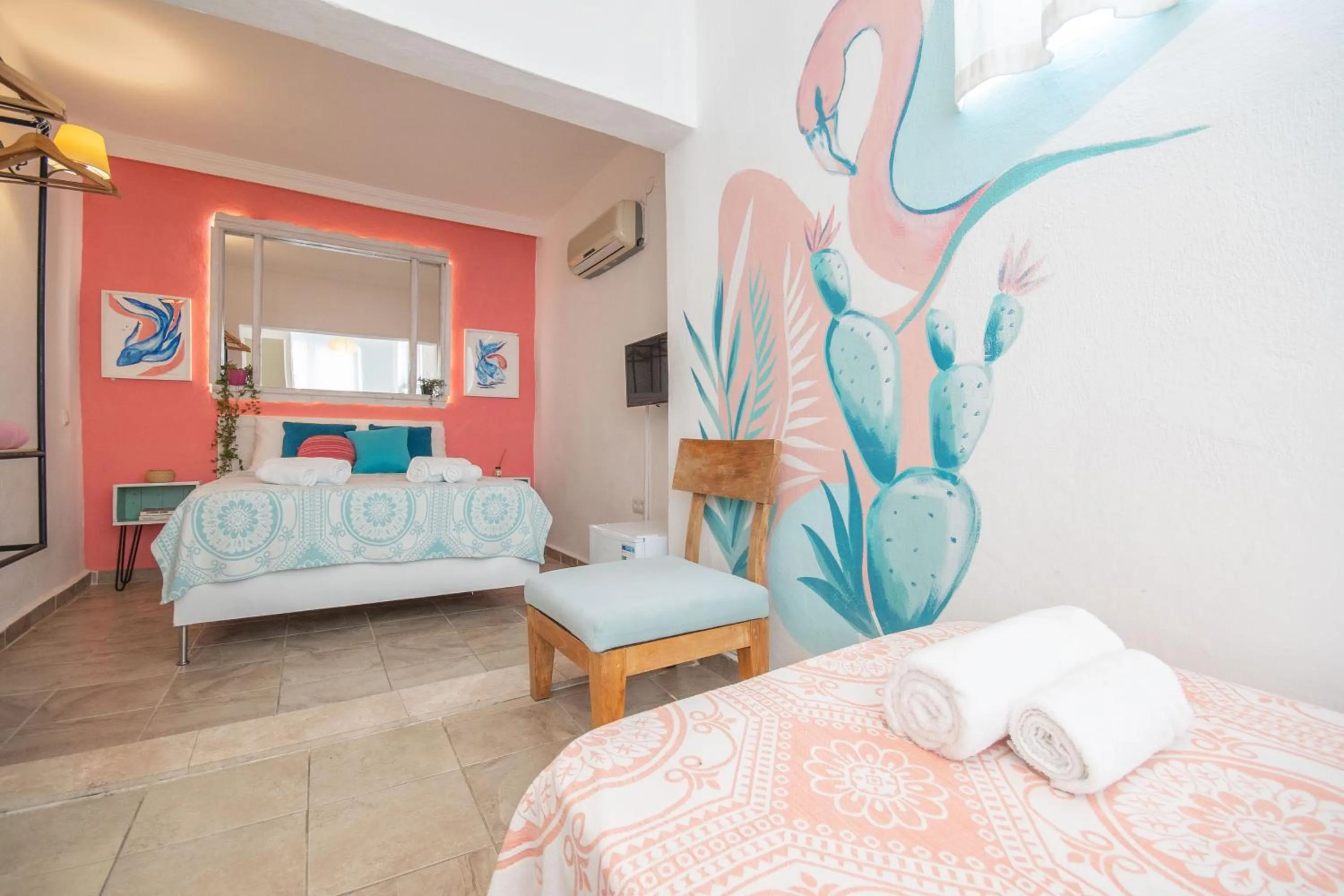 Bed in Kuytu Bed & Breakfast