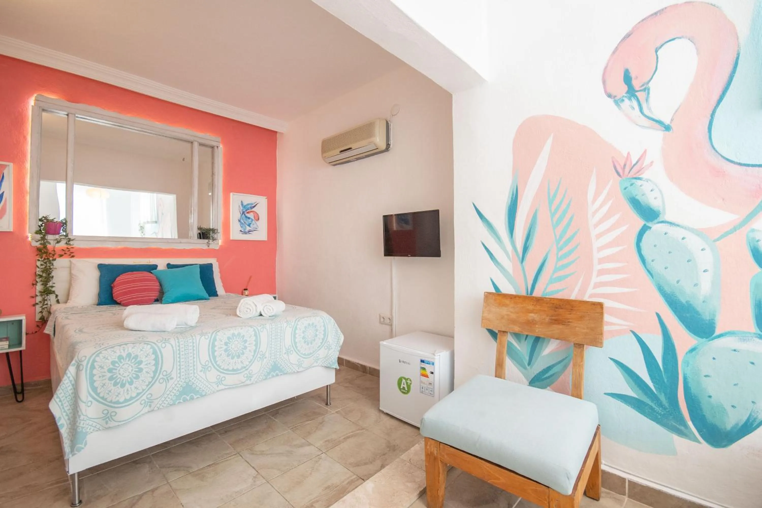 Bed in Kuytu Bed & Breakfast