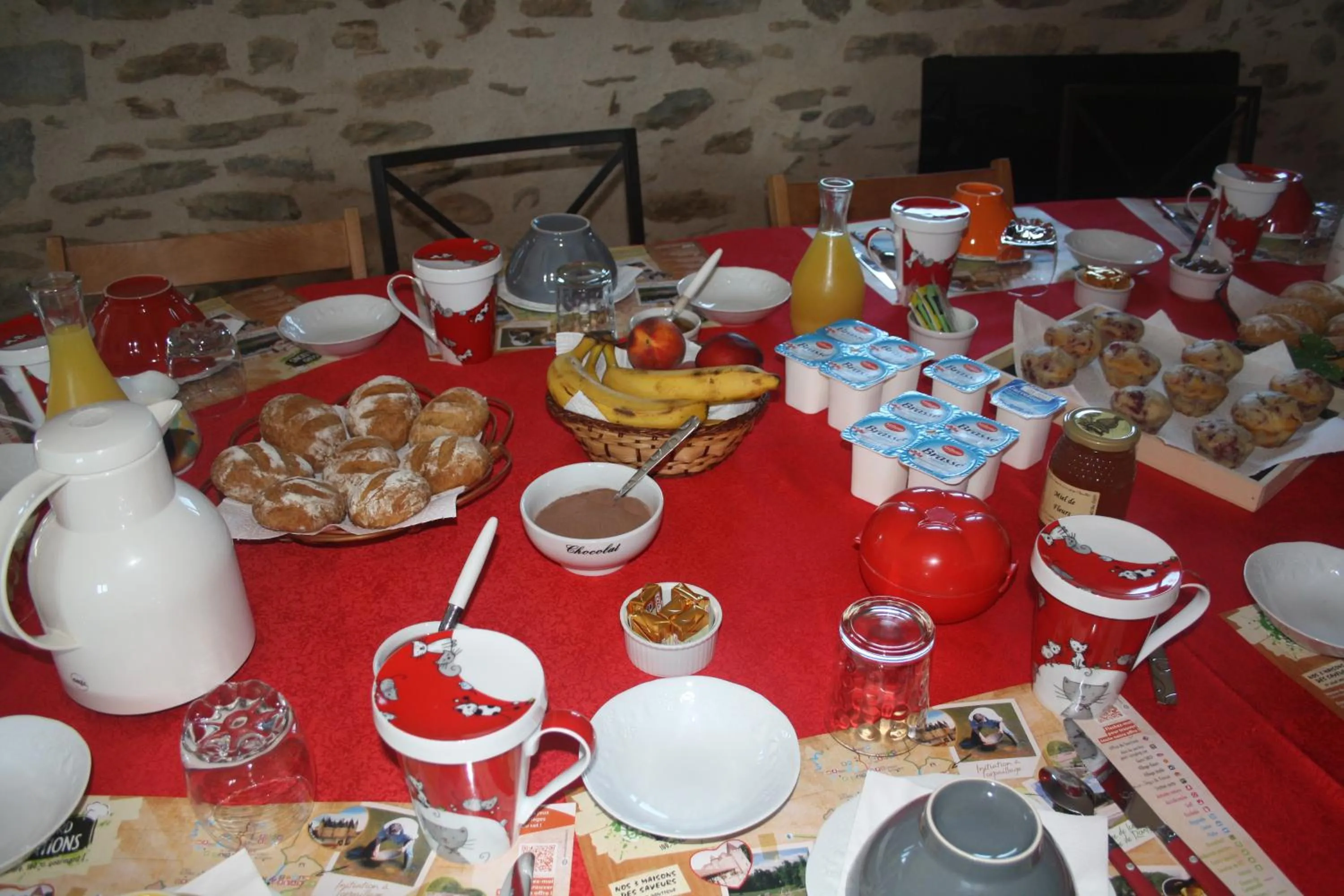 Food close-up in B&B Le Relais de Chantecor
