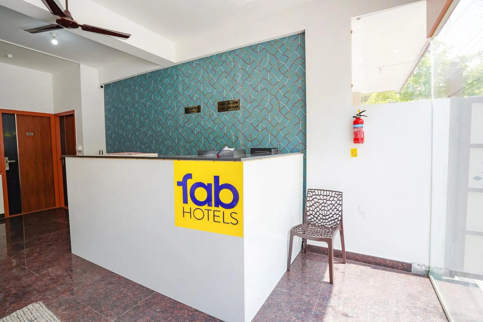 Lobby or reception in FabHotel Royal Platinum Suites