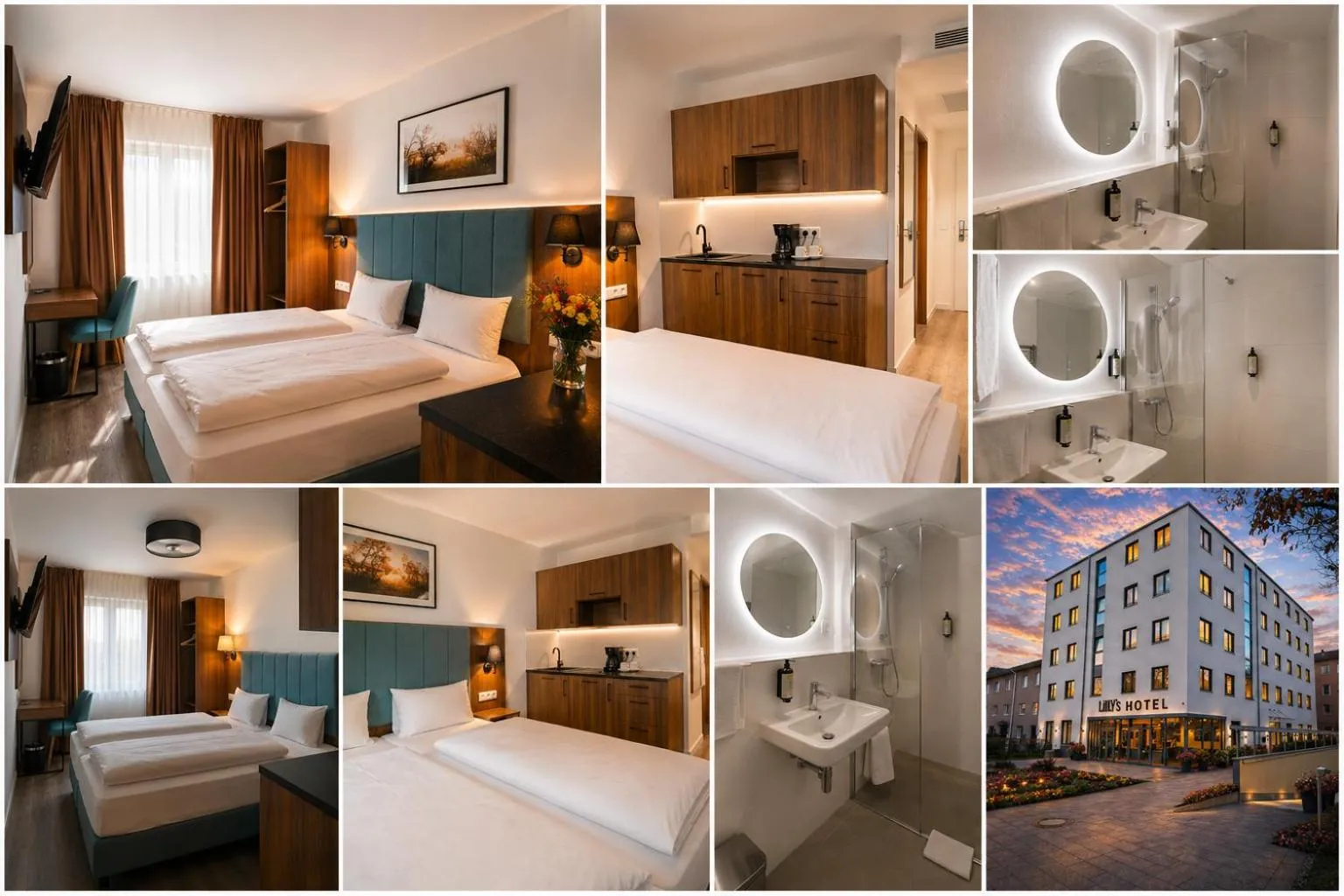 Property building, Bed in Lillys Hotel München