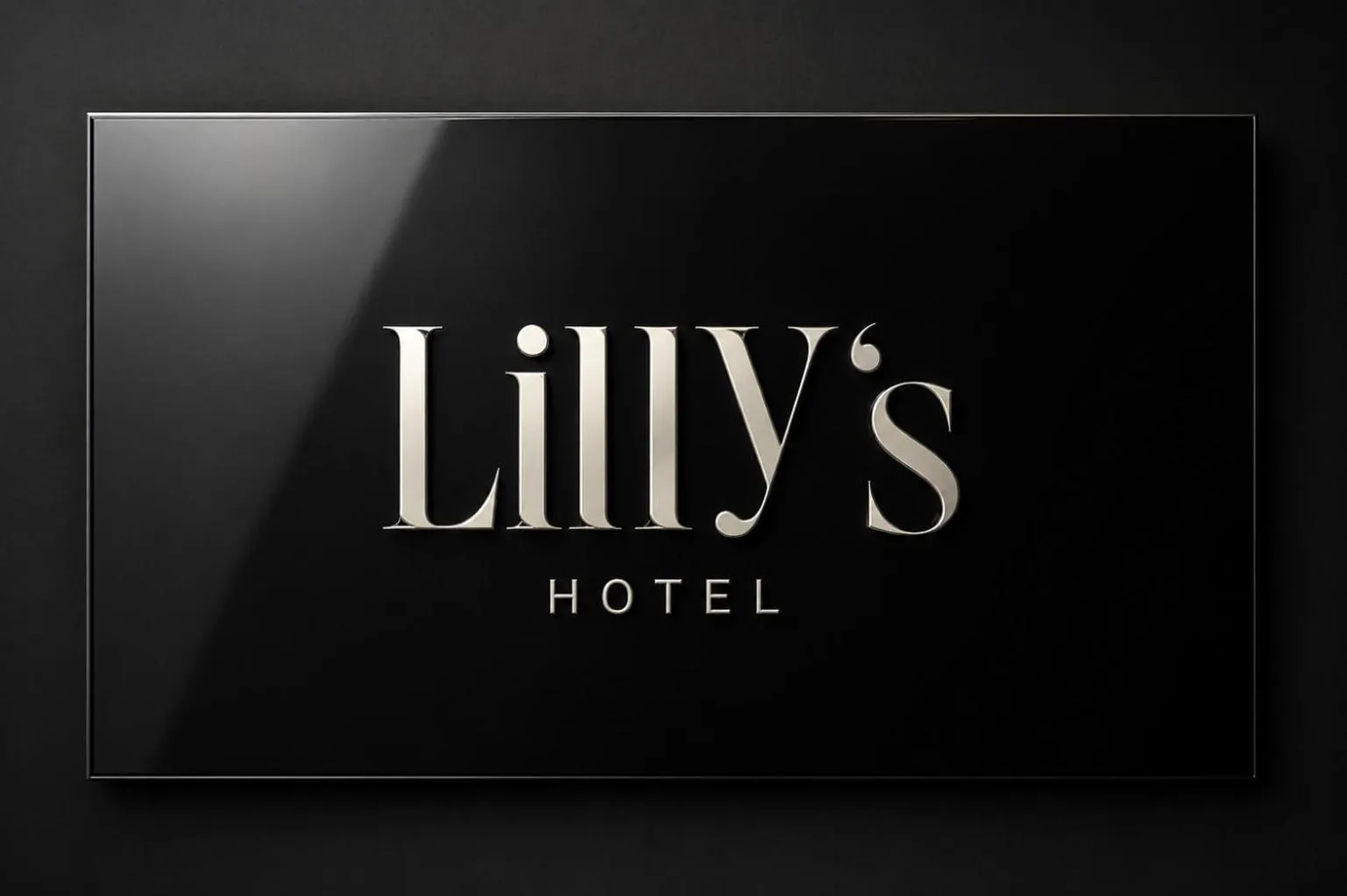 Logo/Certificate/Sign in Lillys Hotel München