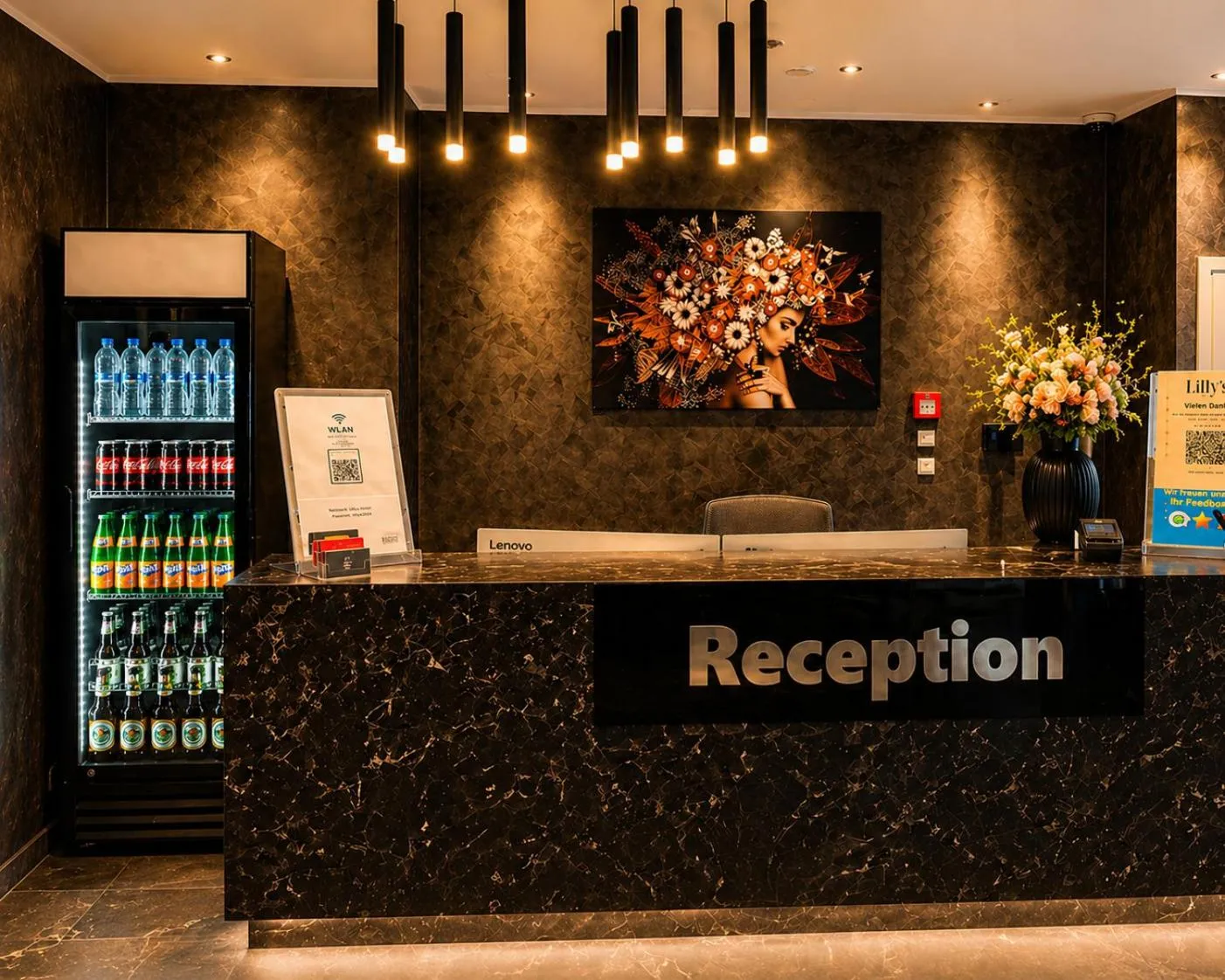Lobby or reception in Lillys Hotel München