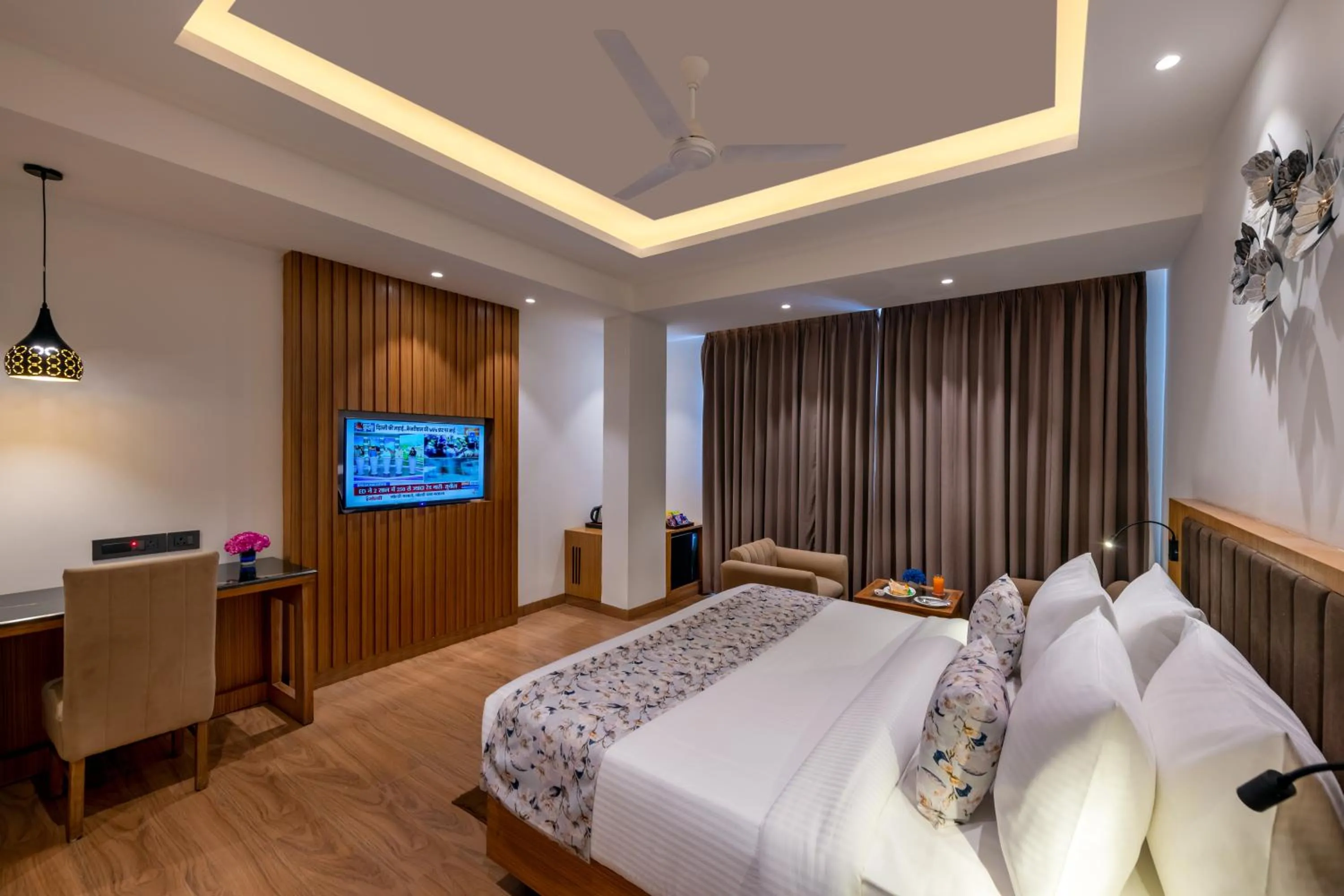 Bed in Lords Eco Inn Dehradun