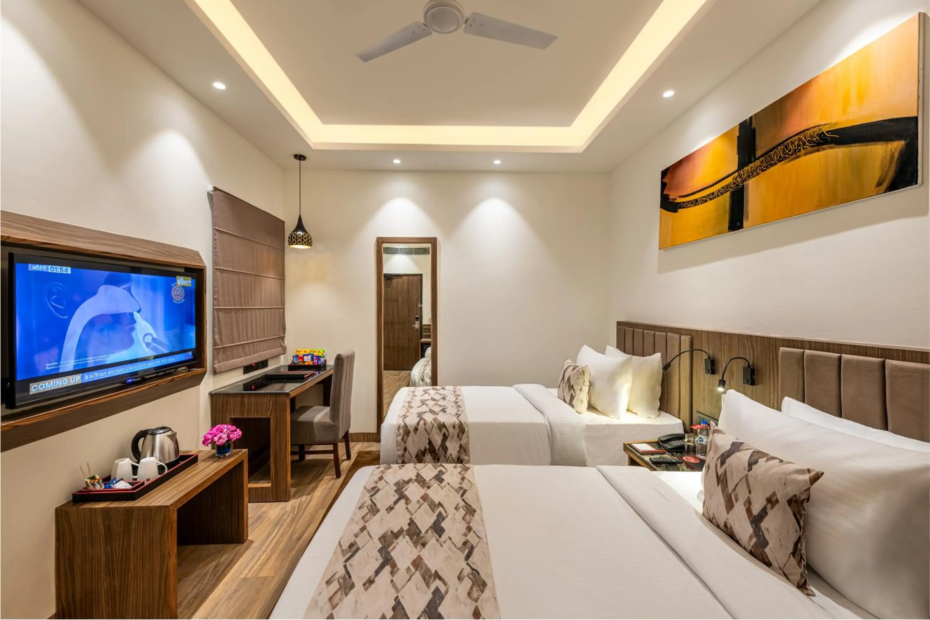 Bed in Lords Eco Inn Dehradun