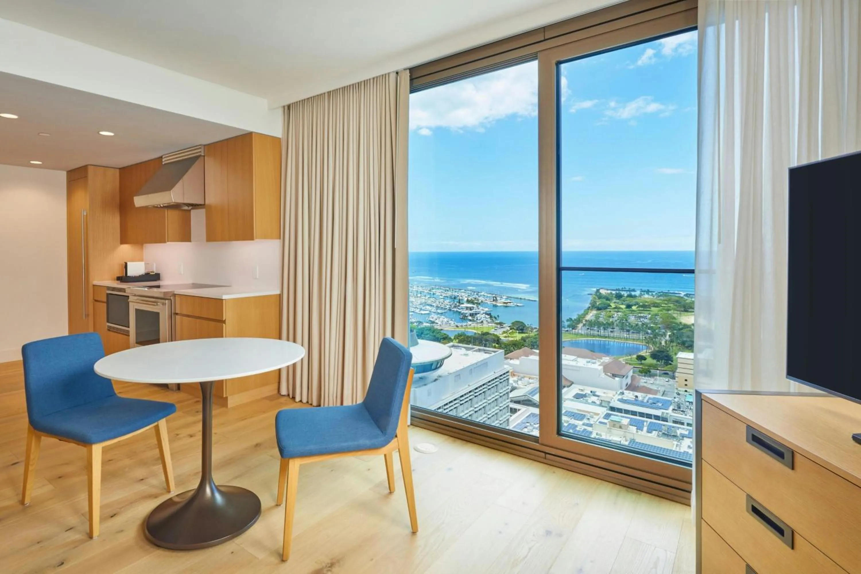 Living room in Renaissance Residences Oahu Honolulu