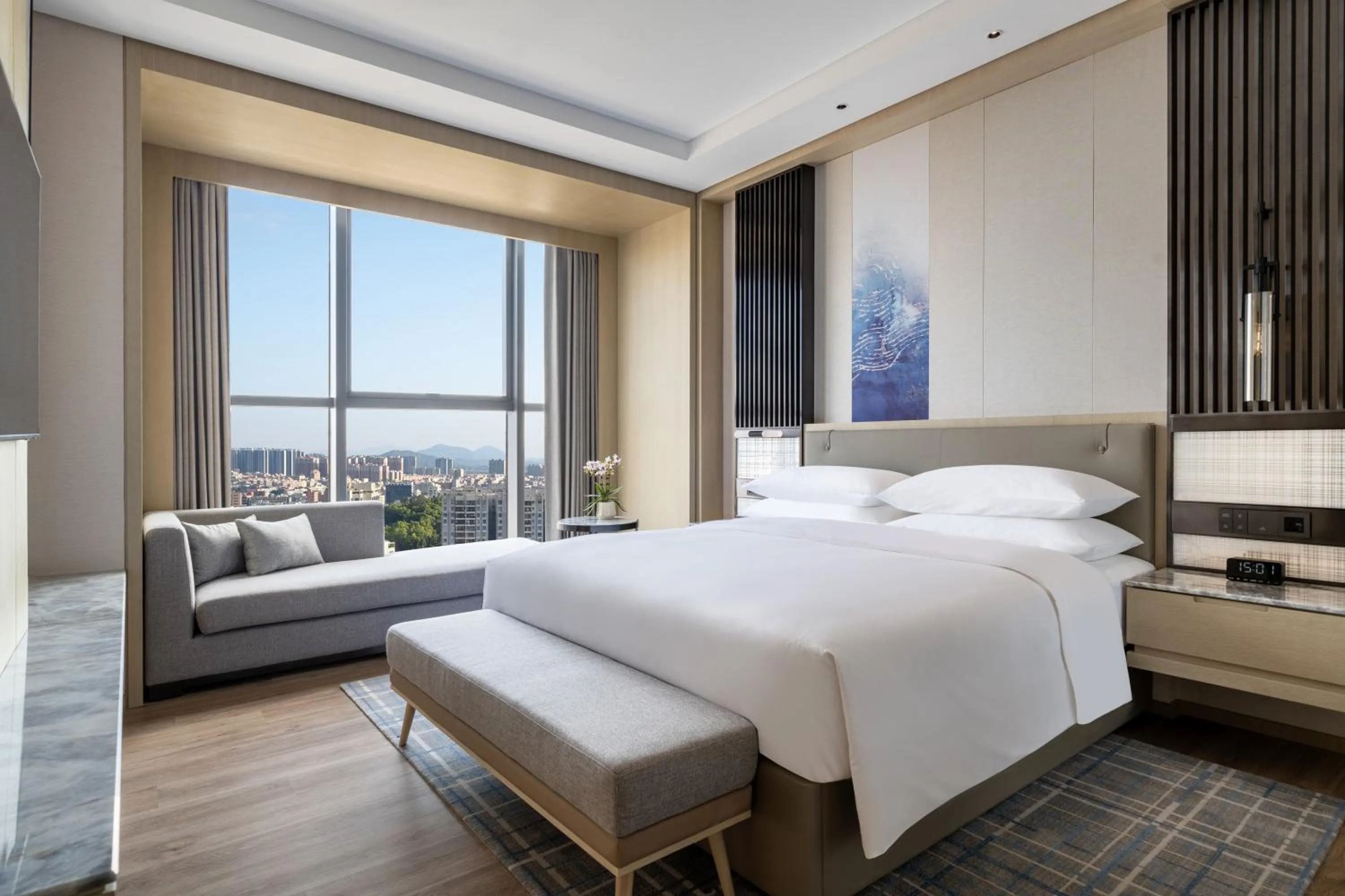 Photo of the whole room, Bed in Courtyard by Marriott Shanwei Haifeng