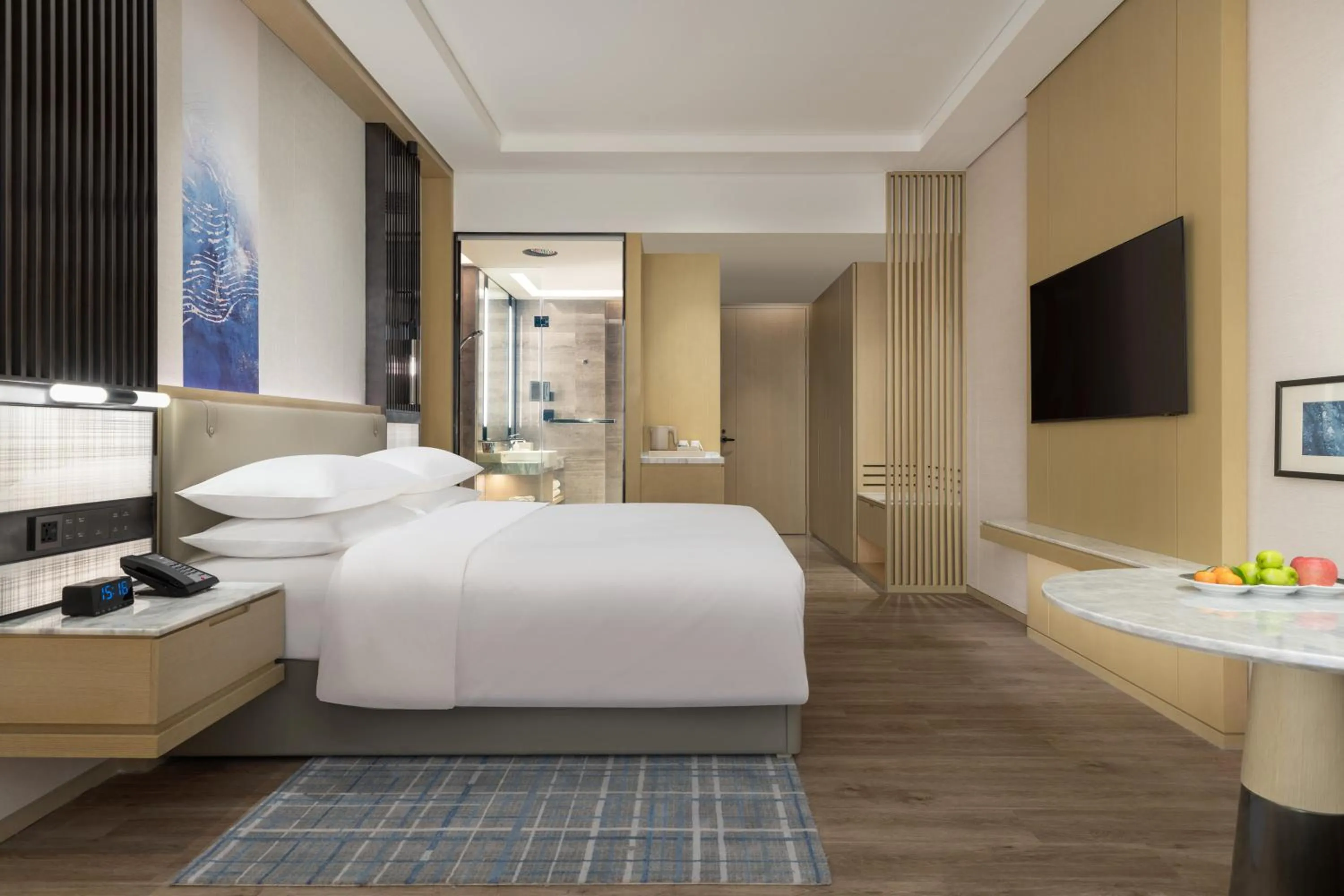 Photo of the whole room, Bed in Courtyard by Marriott Shanwei Haifeng