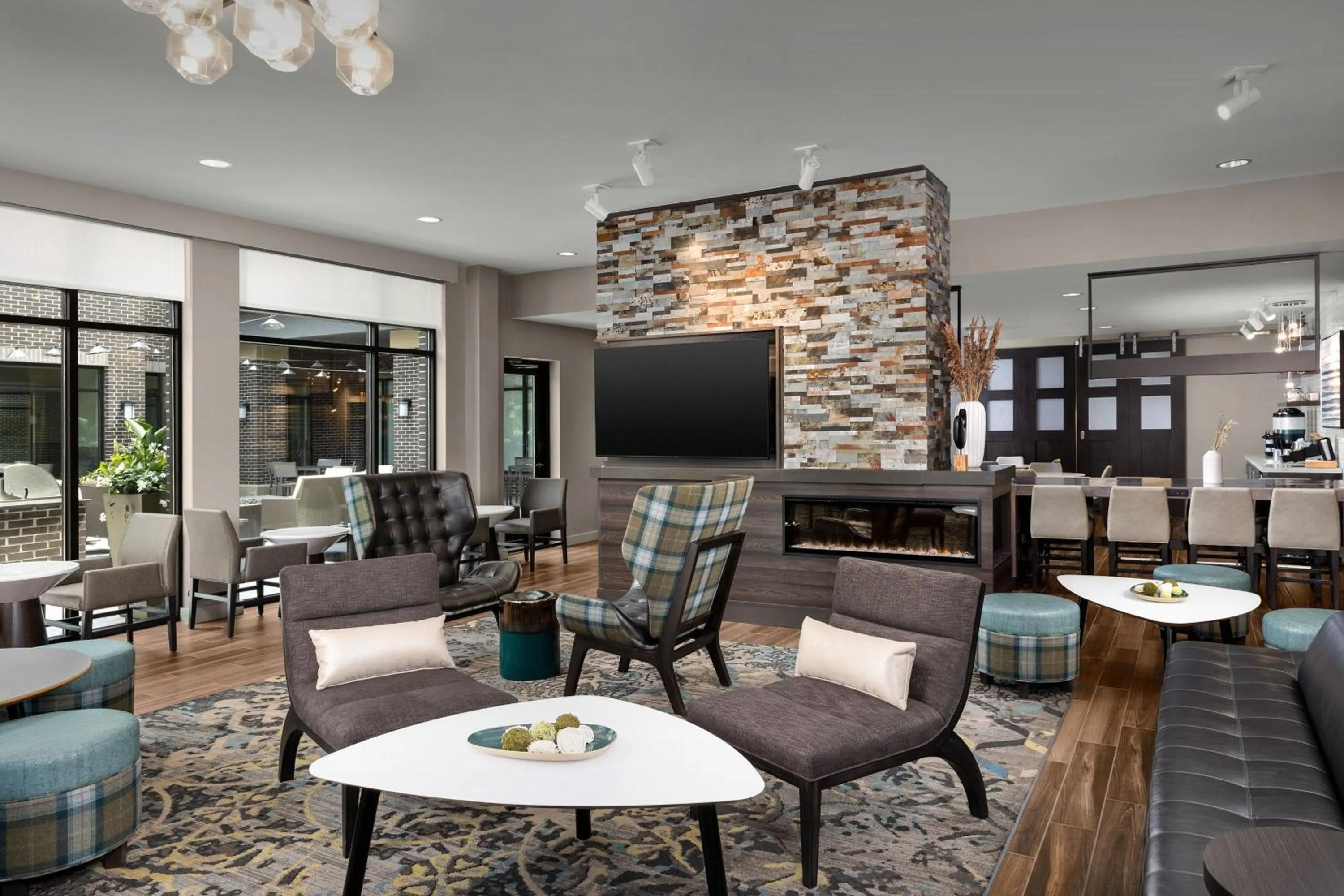 Lobby or reception in Residence Inn by Marriott Indianapolis Plainfield