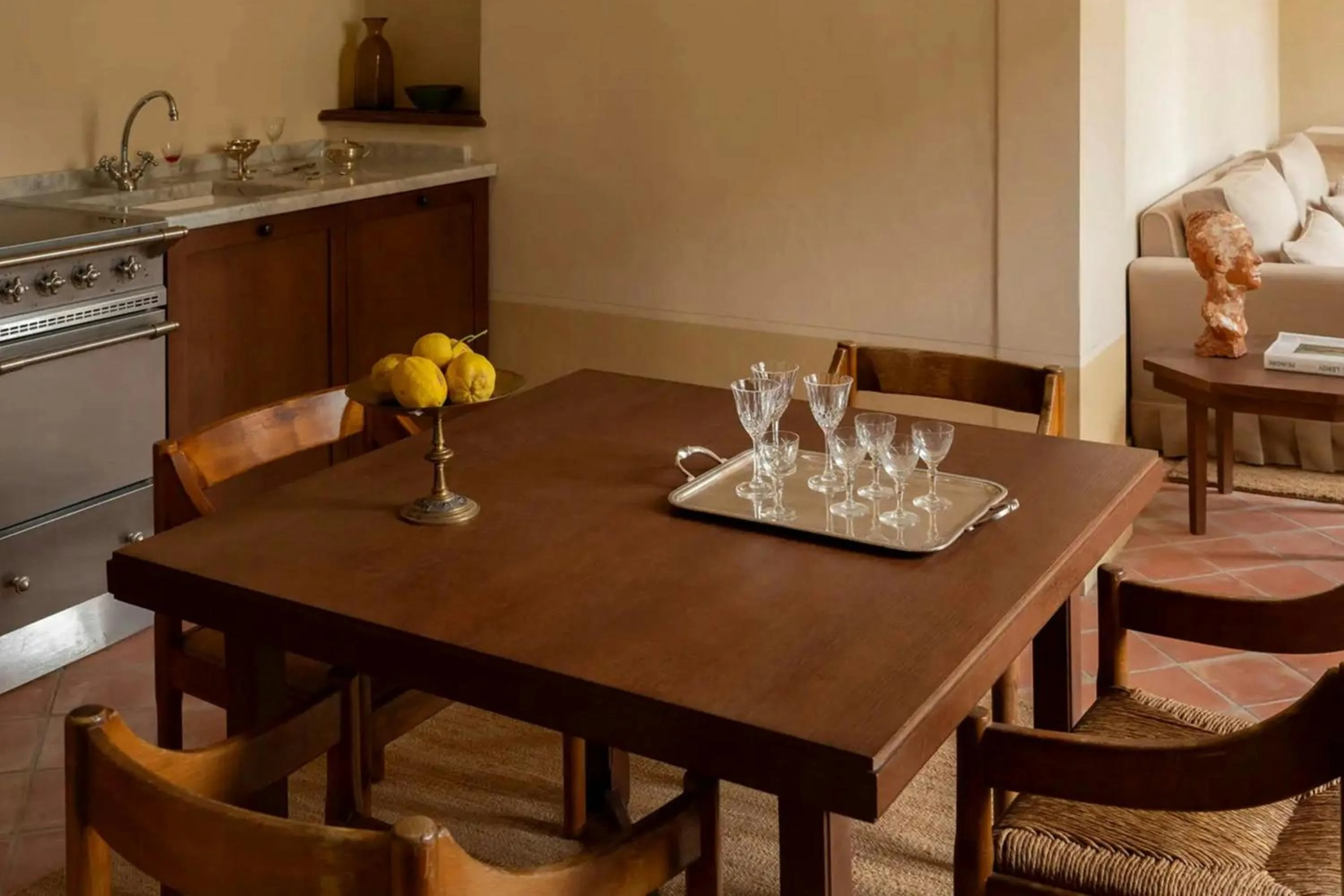 Kitchen or kitchenette in Hôtel du Couvent, a Luxury Collection Hotel, Nice