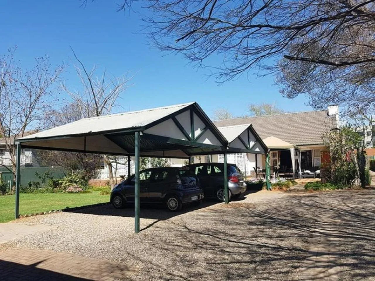 Garden view in 40 on Ilkey B&B