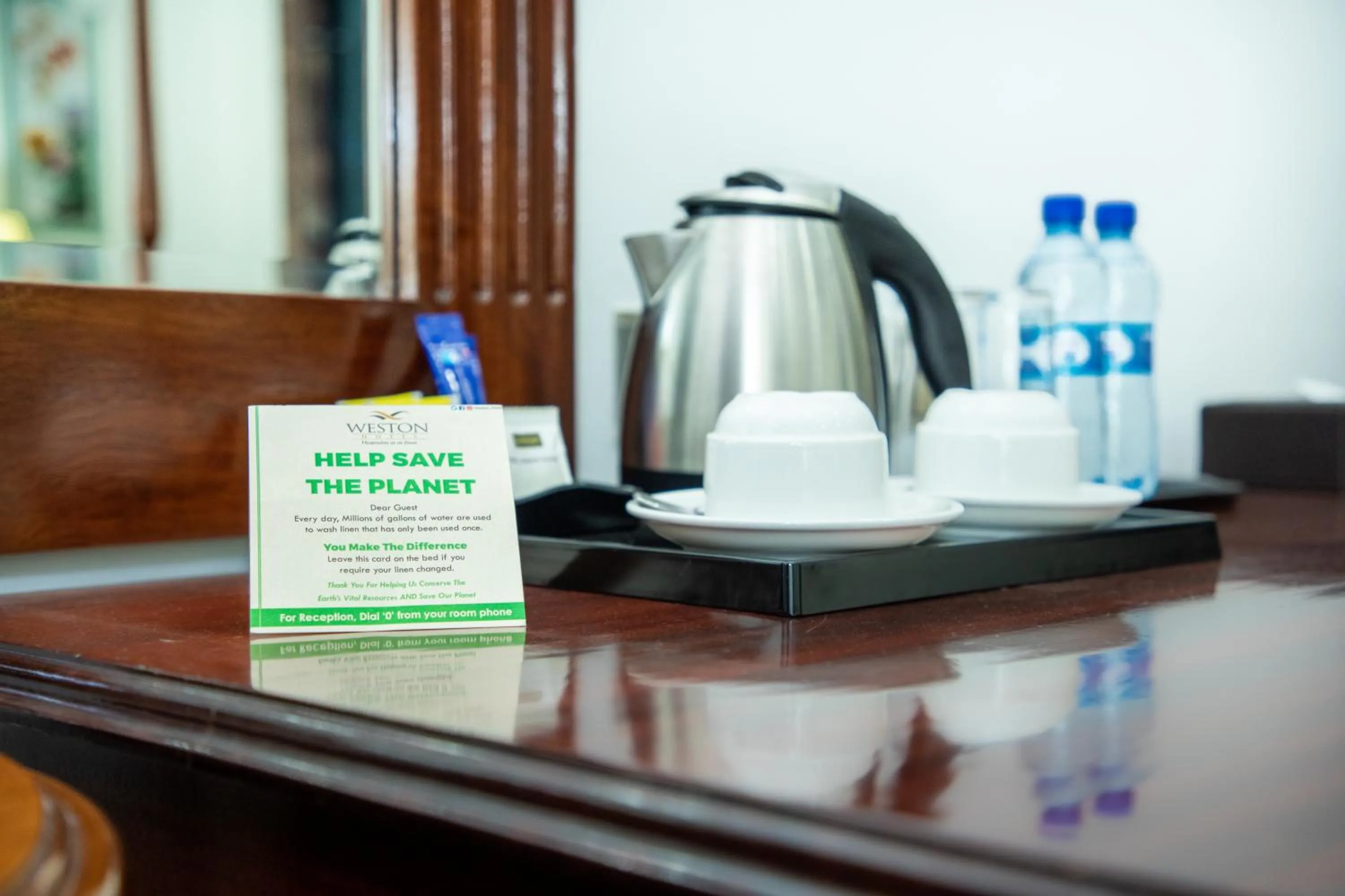 Coffee/tea facilities in Weston Hotel