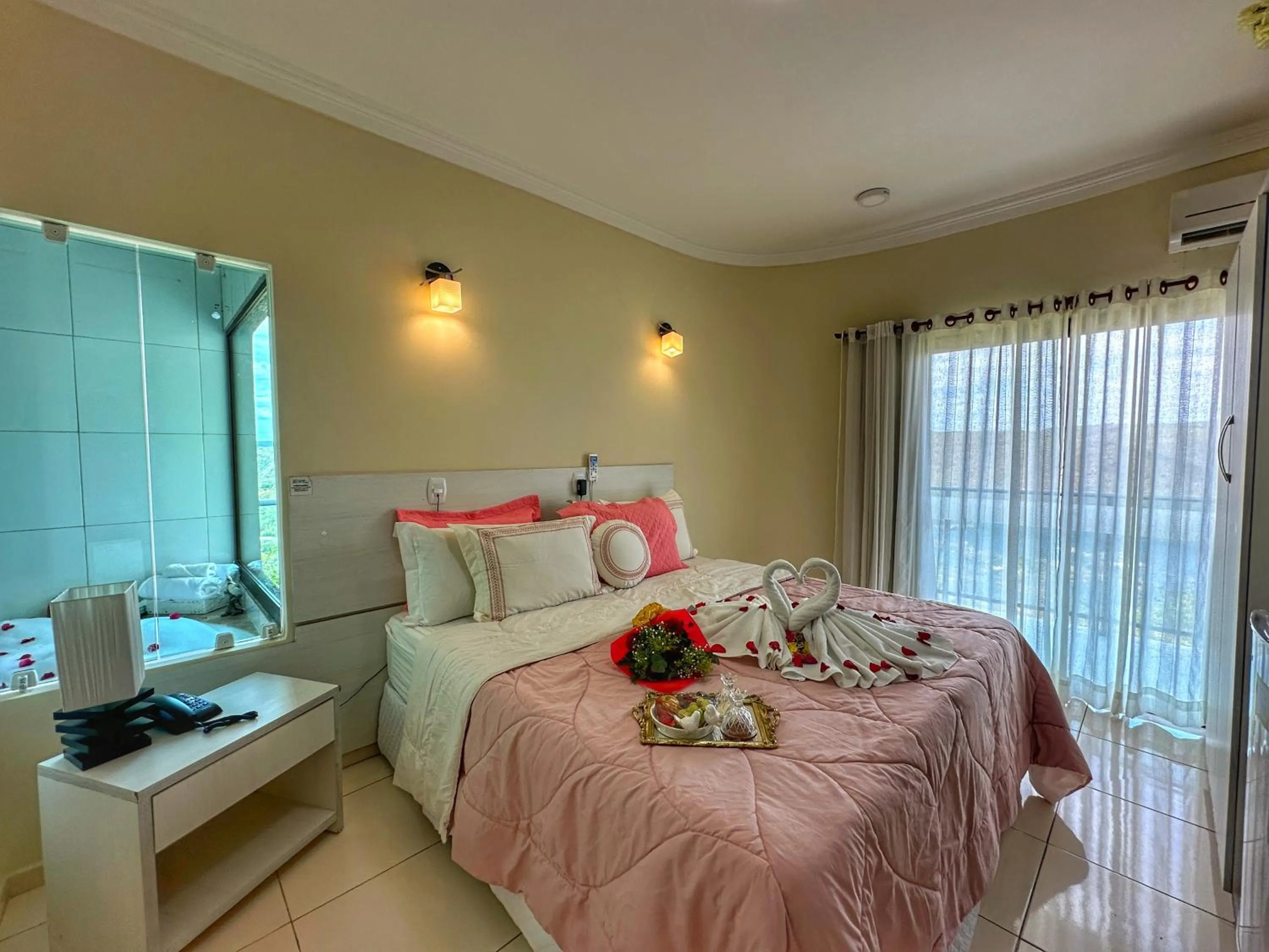 Bed in Hotel Aconchego do Velho Chico