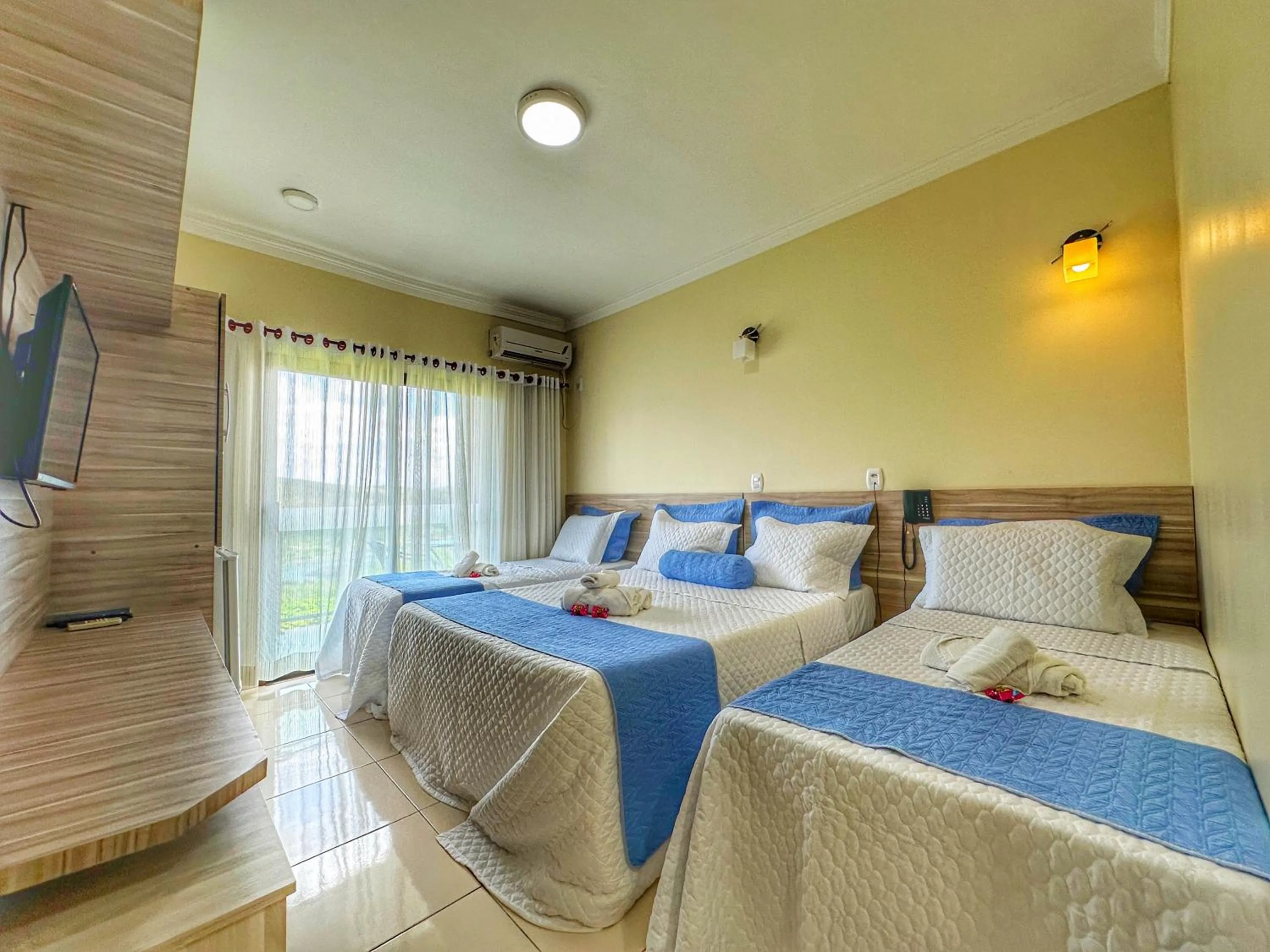 Bed in Hotel Aconchego do Velho Chico