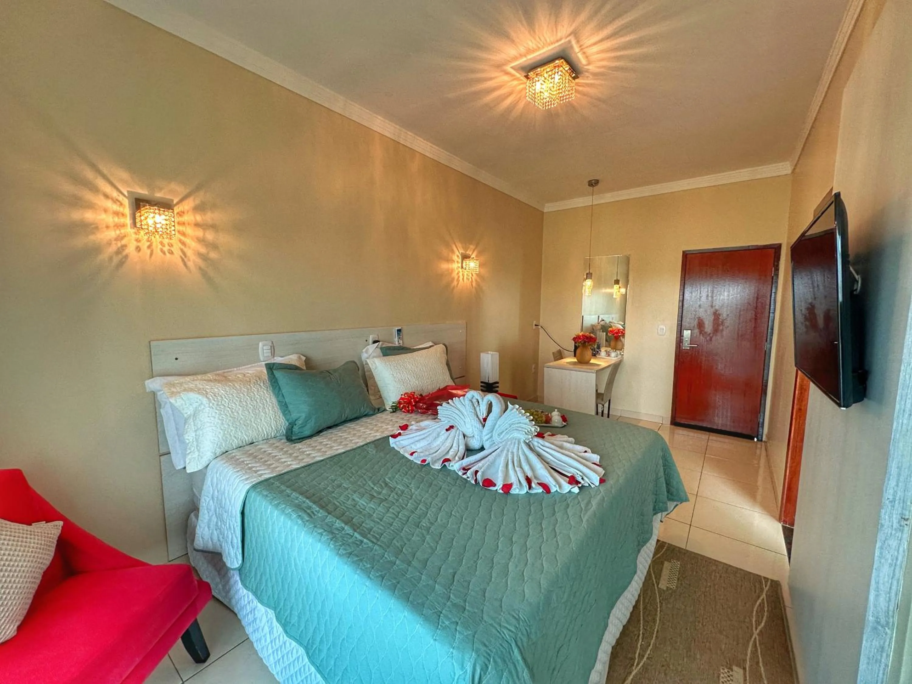 Bed in Hotel Aconchego do Velho Chico