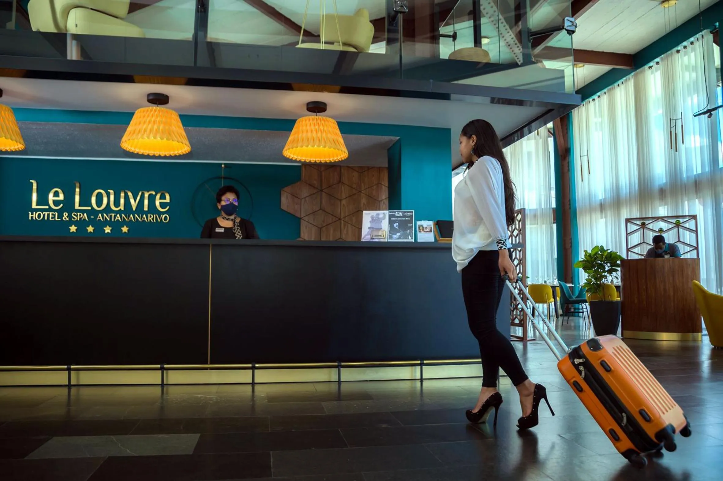 Lobby or reception in Le Louvre Hotel & Spa