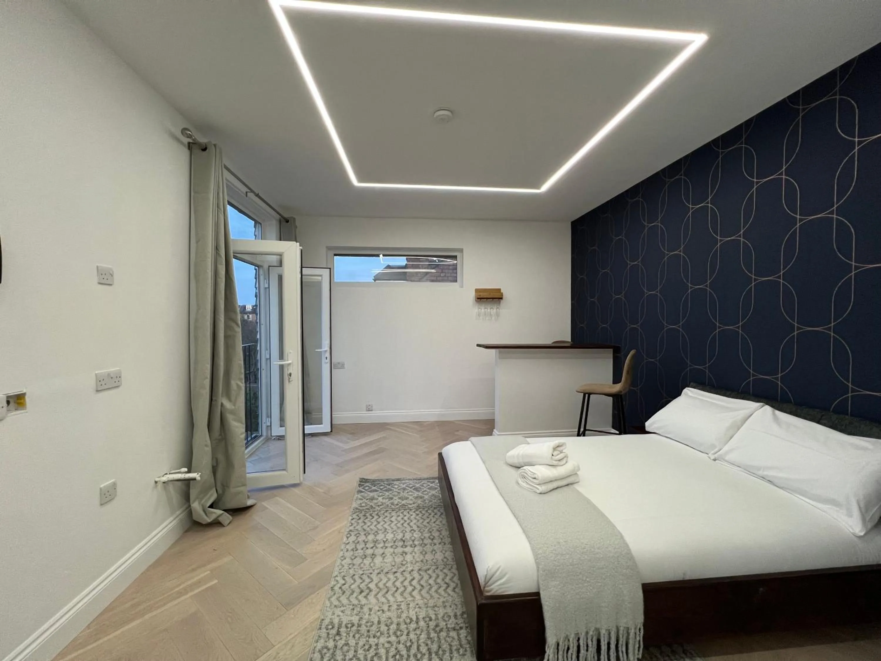 Bed in London Studios and Suites