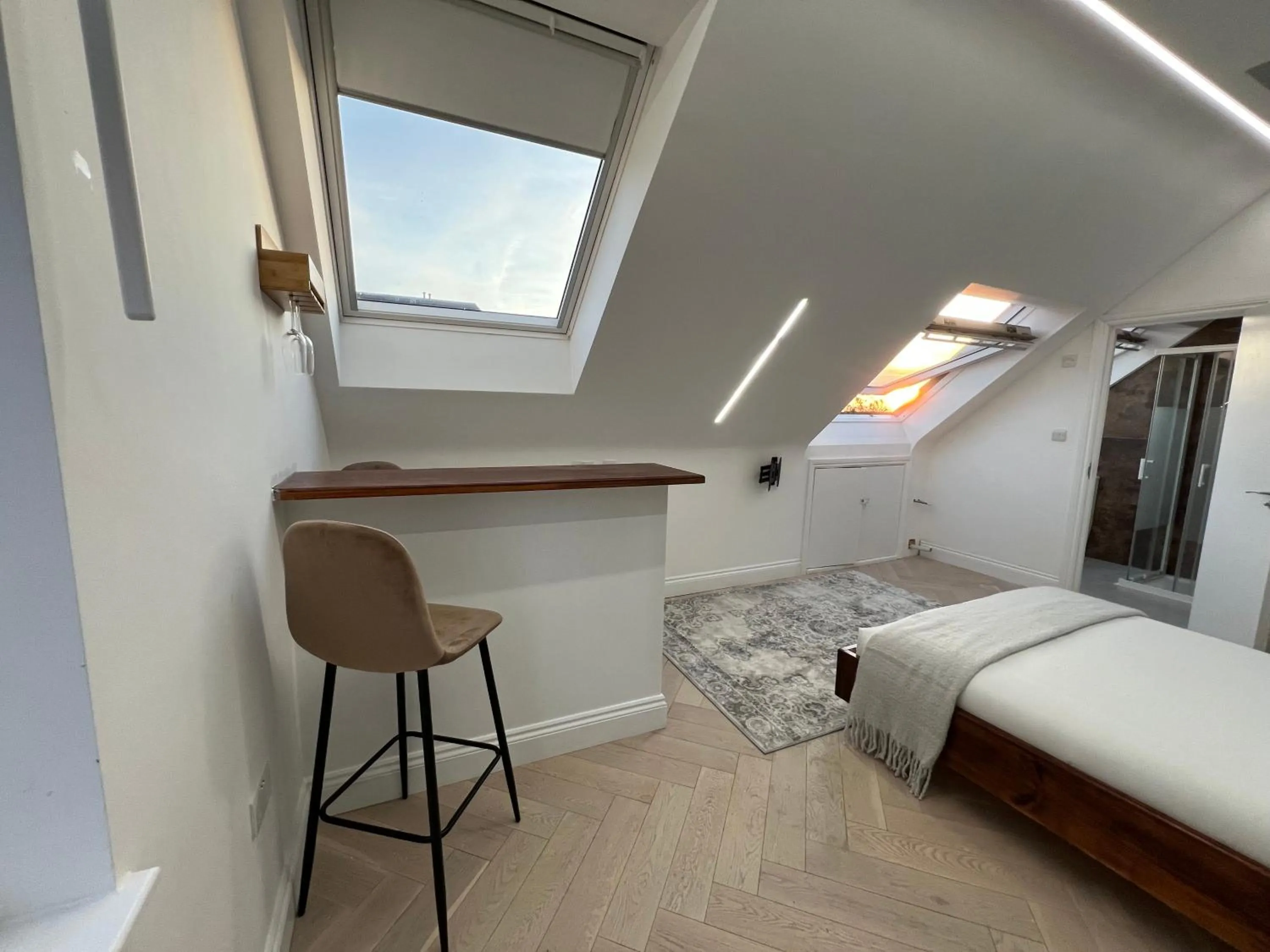 Bed in London Studios and Suites