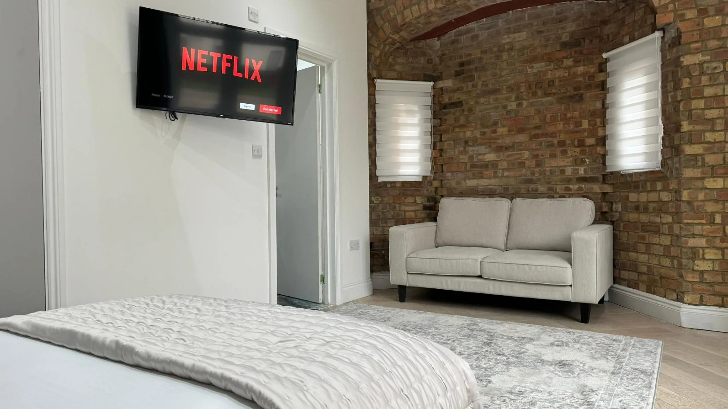 Bed in London Studios and Suites