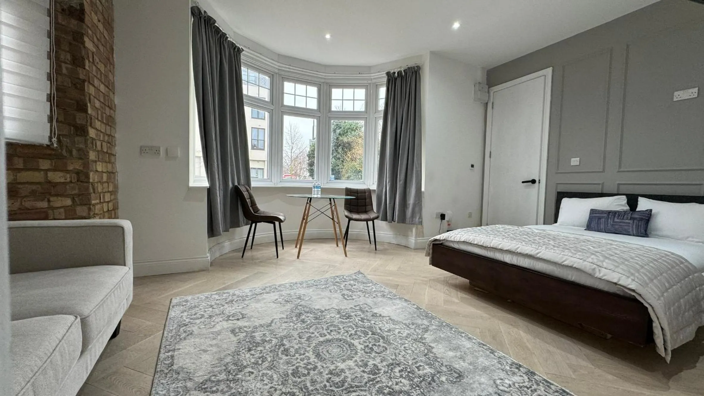 Bed in London Studios and Suites