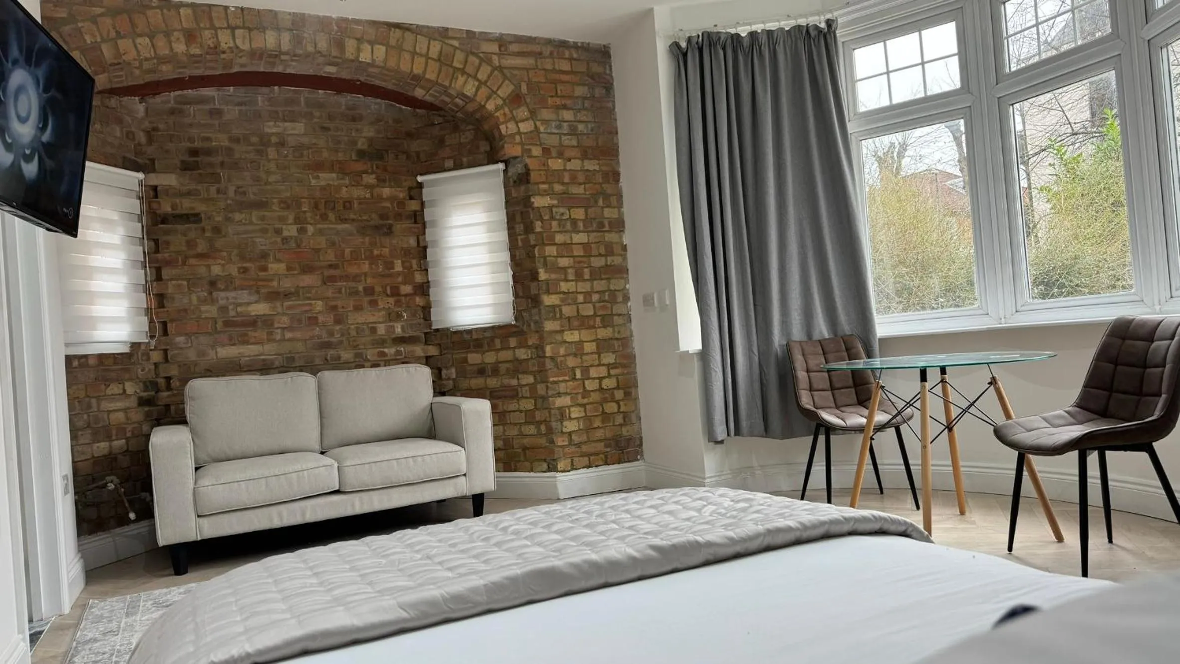 Bed in London Studios and Suites