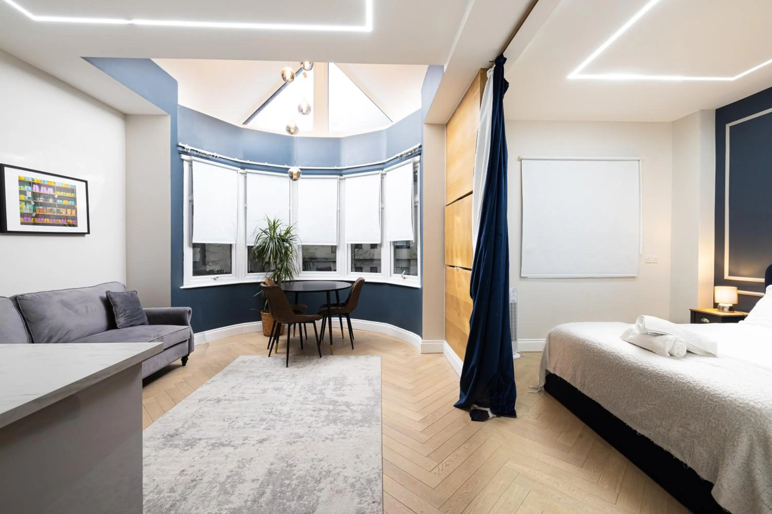 Bed in London Studios and Suites