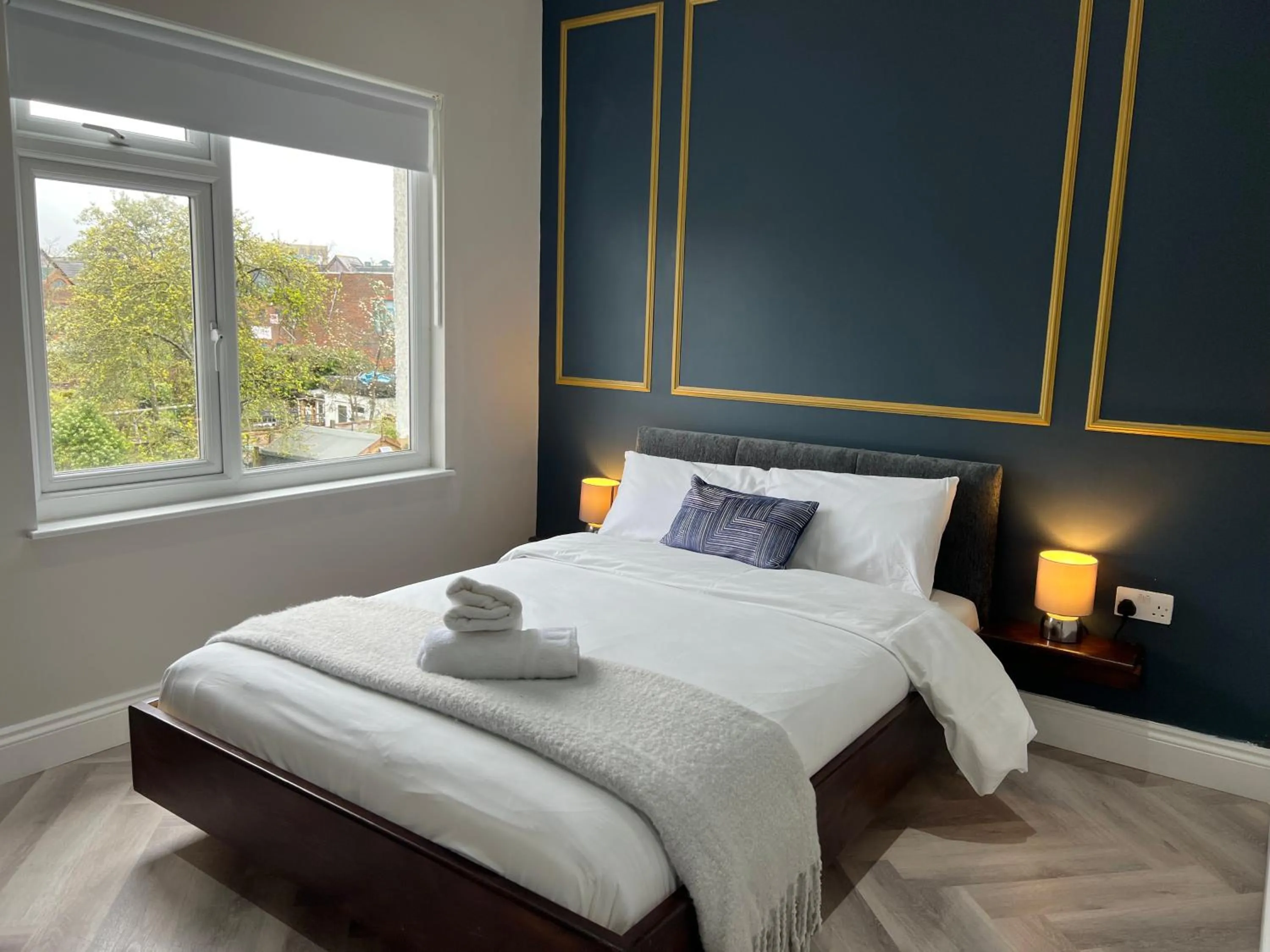 Bed in London Studios and Suites