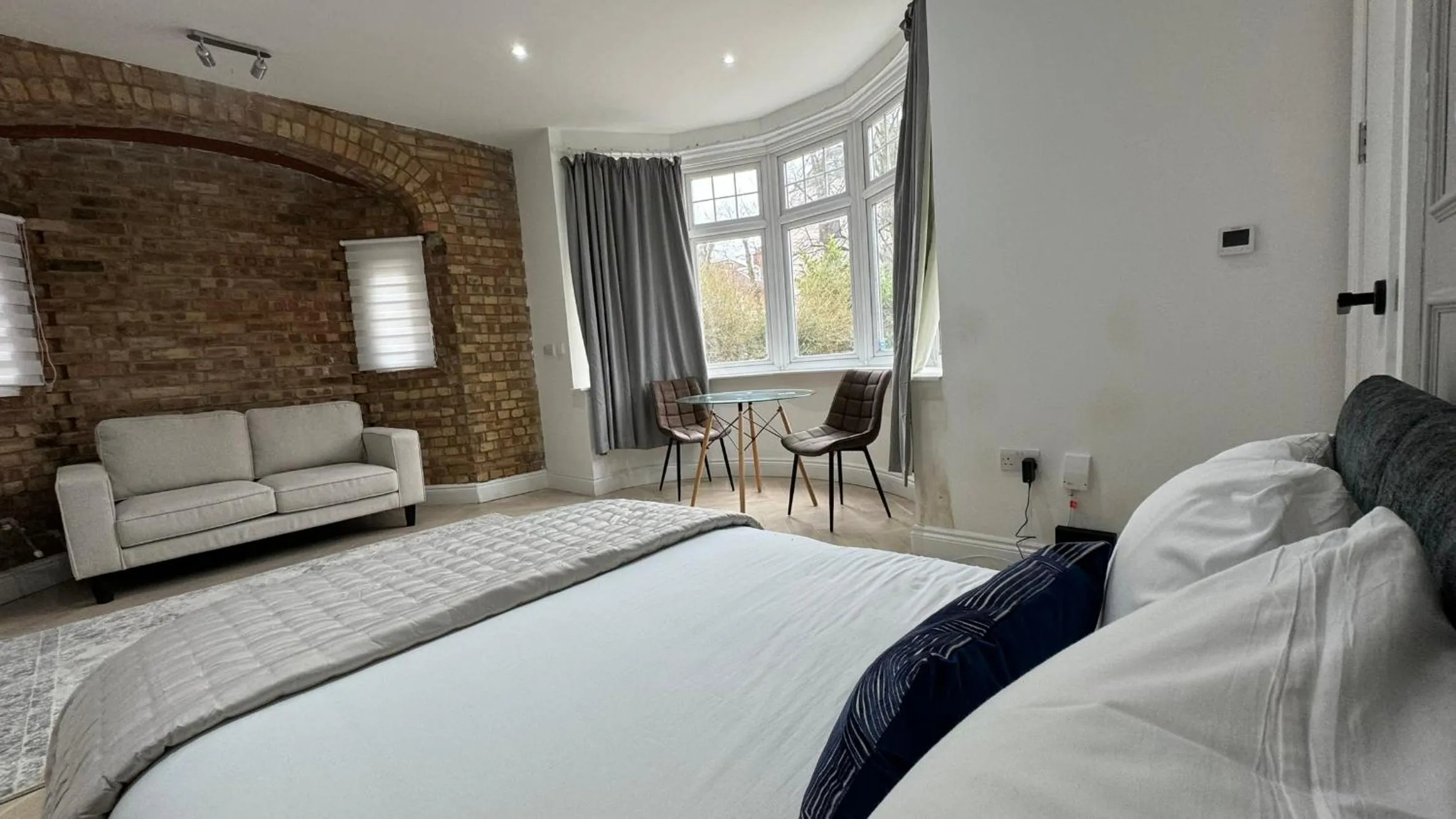 Bed in London Studios and Suites