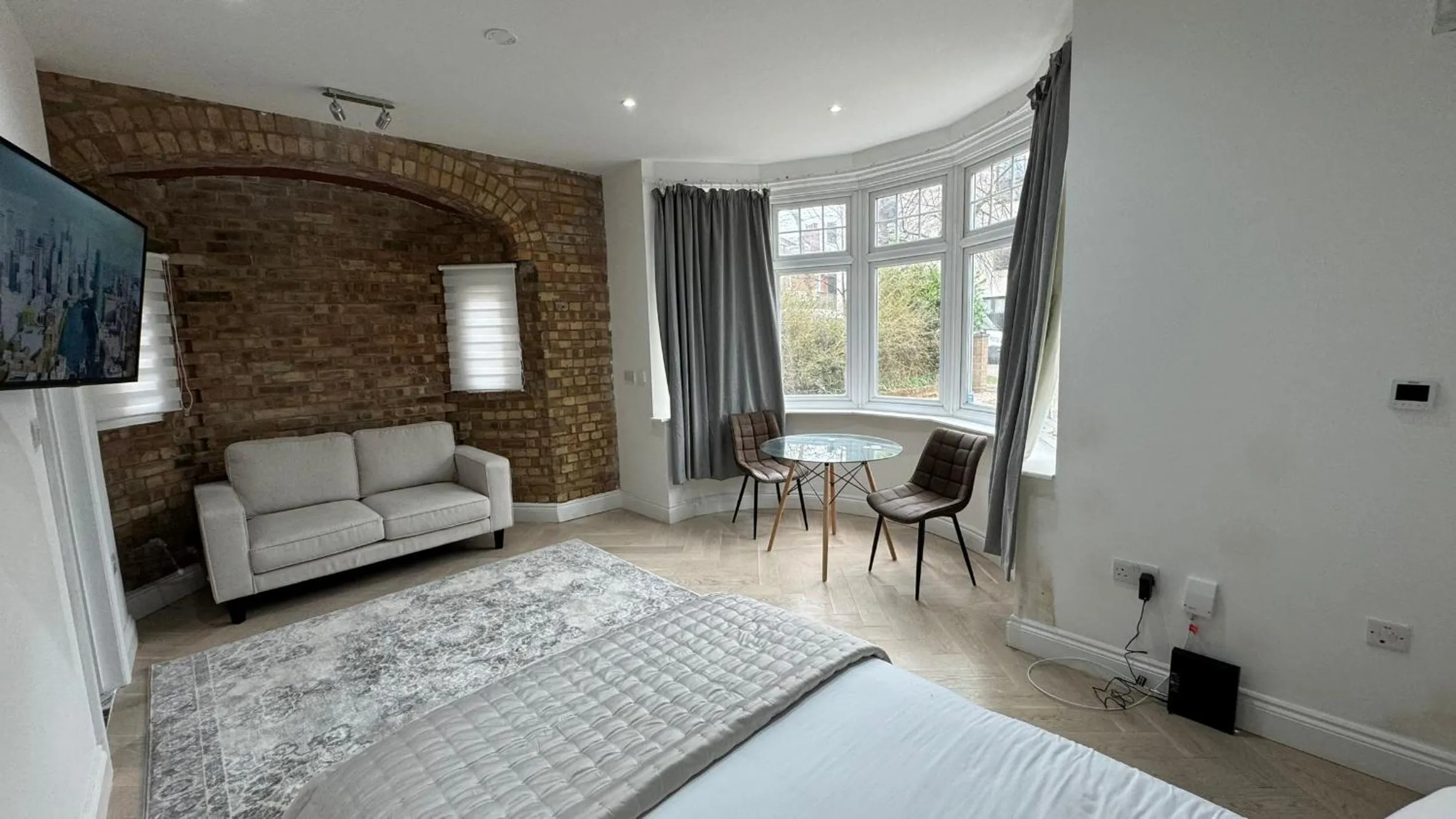 Bed in London Studios and Suites