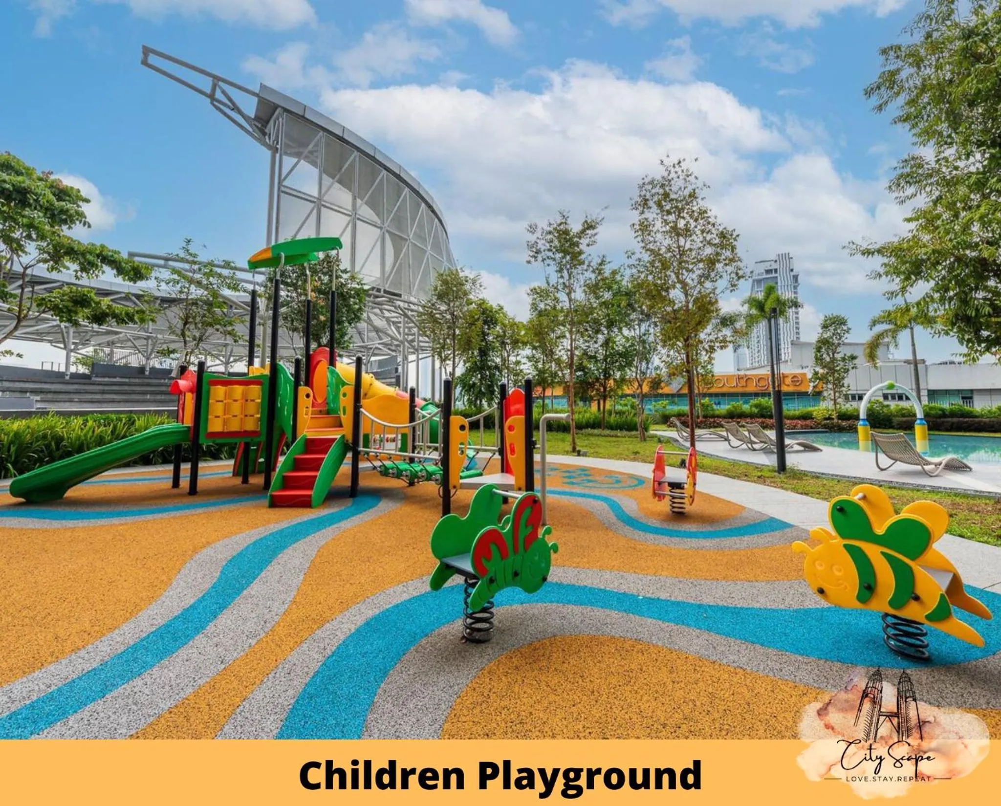 Children play ground in Trion @ Kuala Lumpur near KLCC TRX by Cityscape