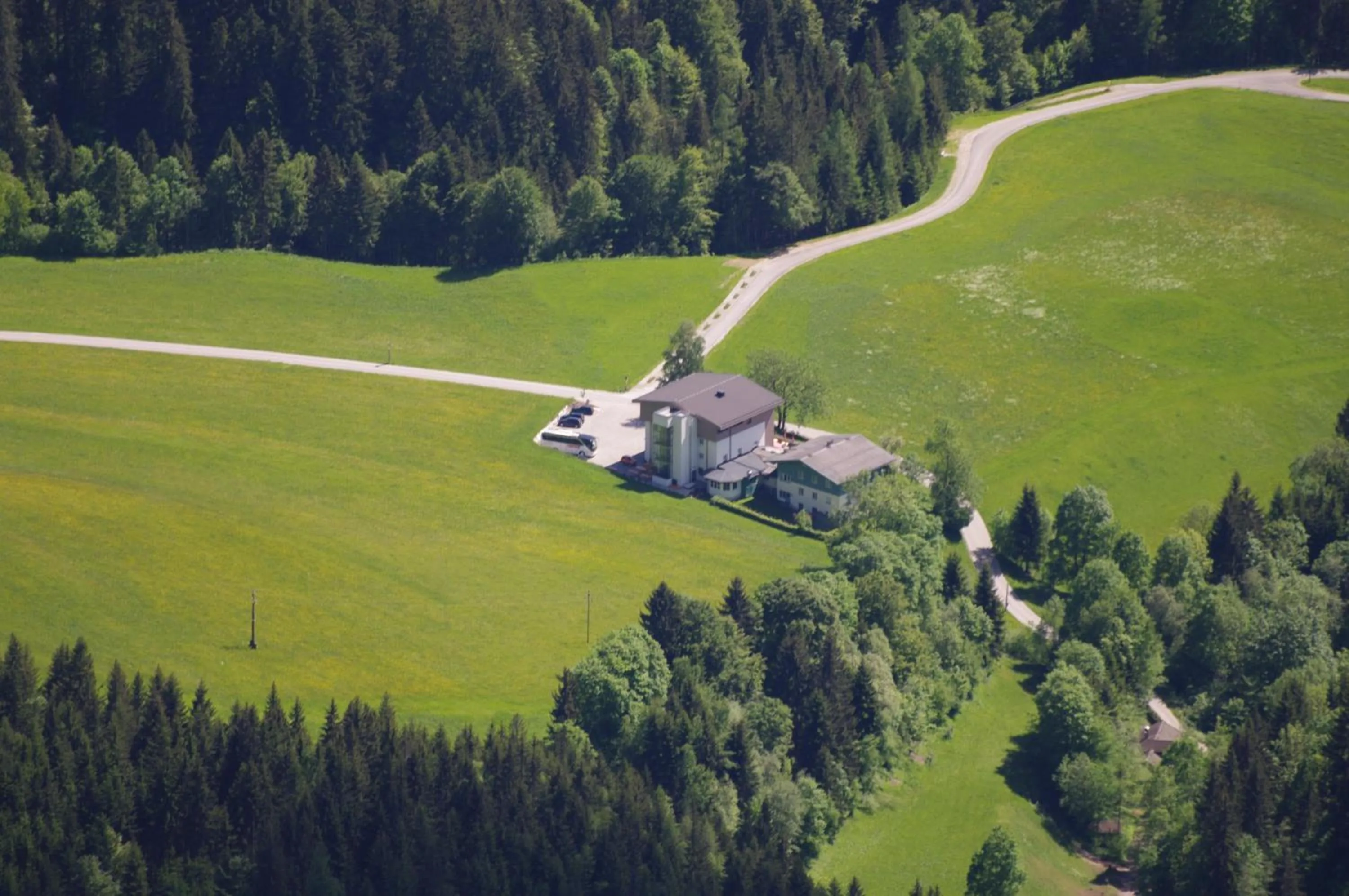 Bird's eye view in Zistelberghof