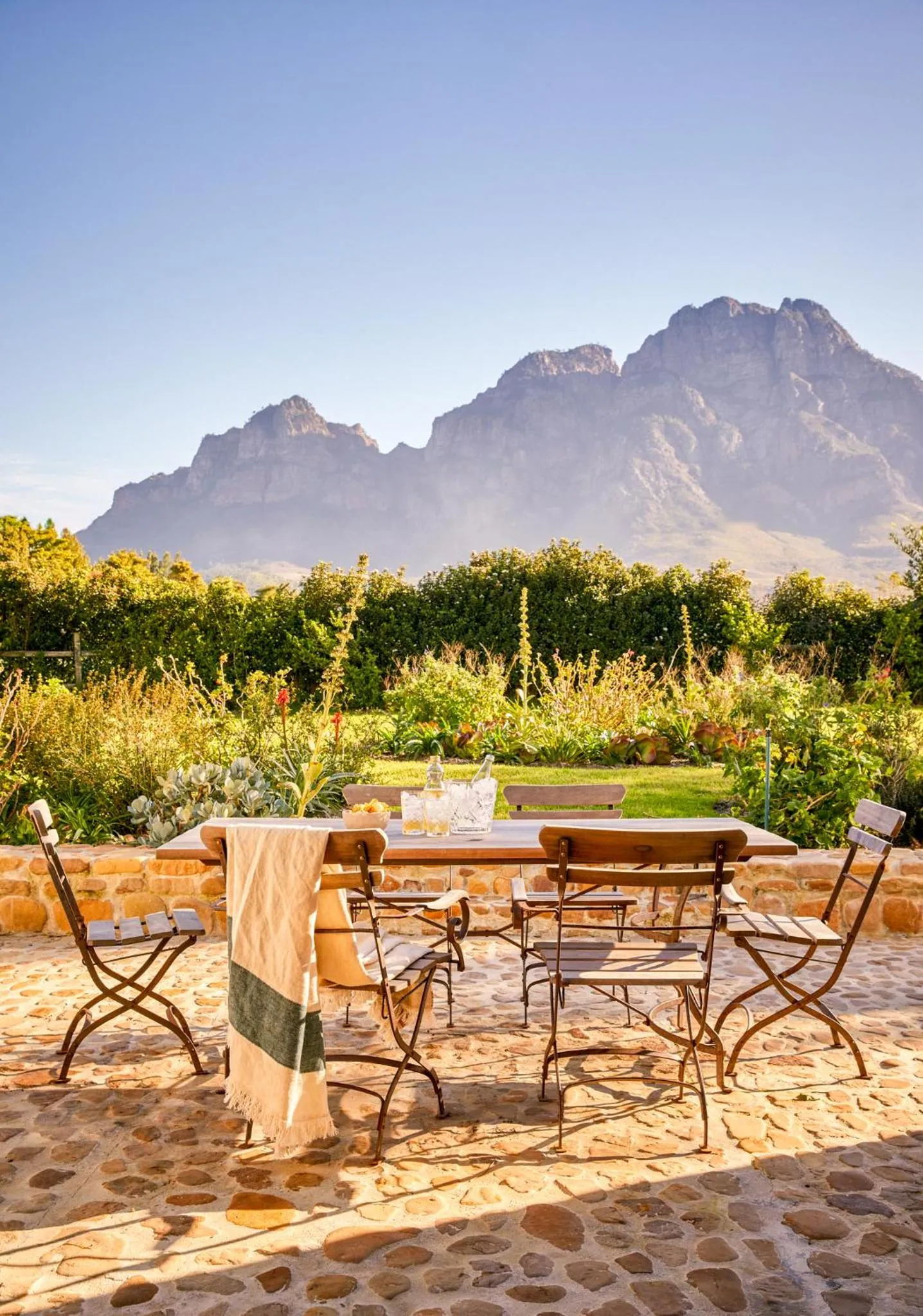 Patio in Boschendal Farm Estate